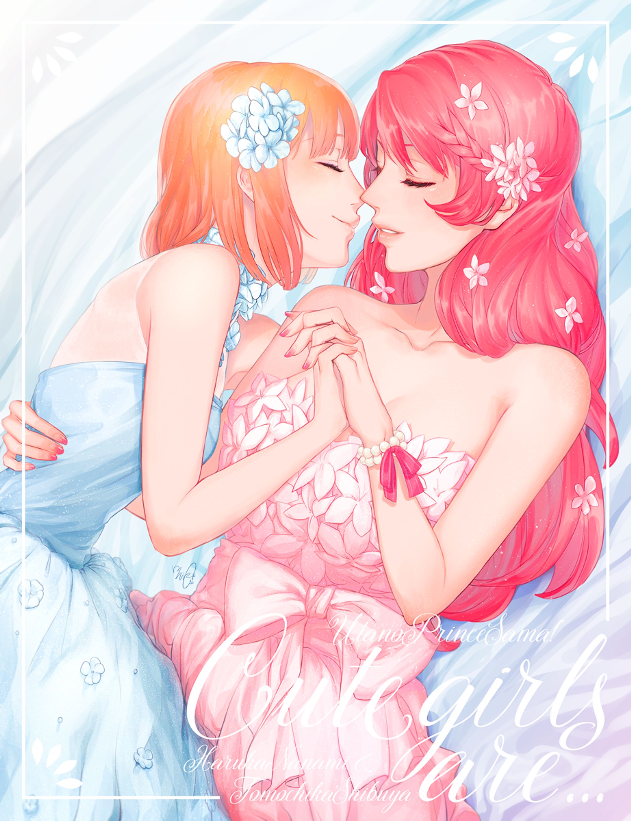 個人制作_二次創作百合イラスト-1