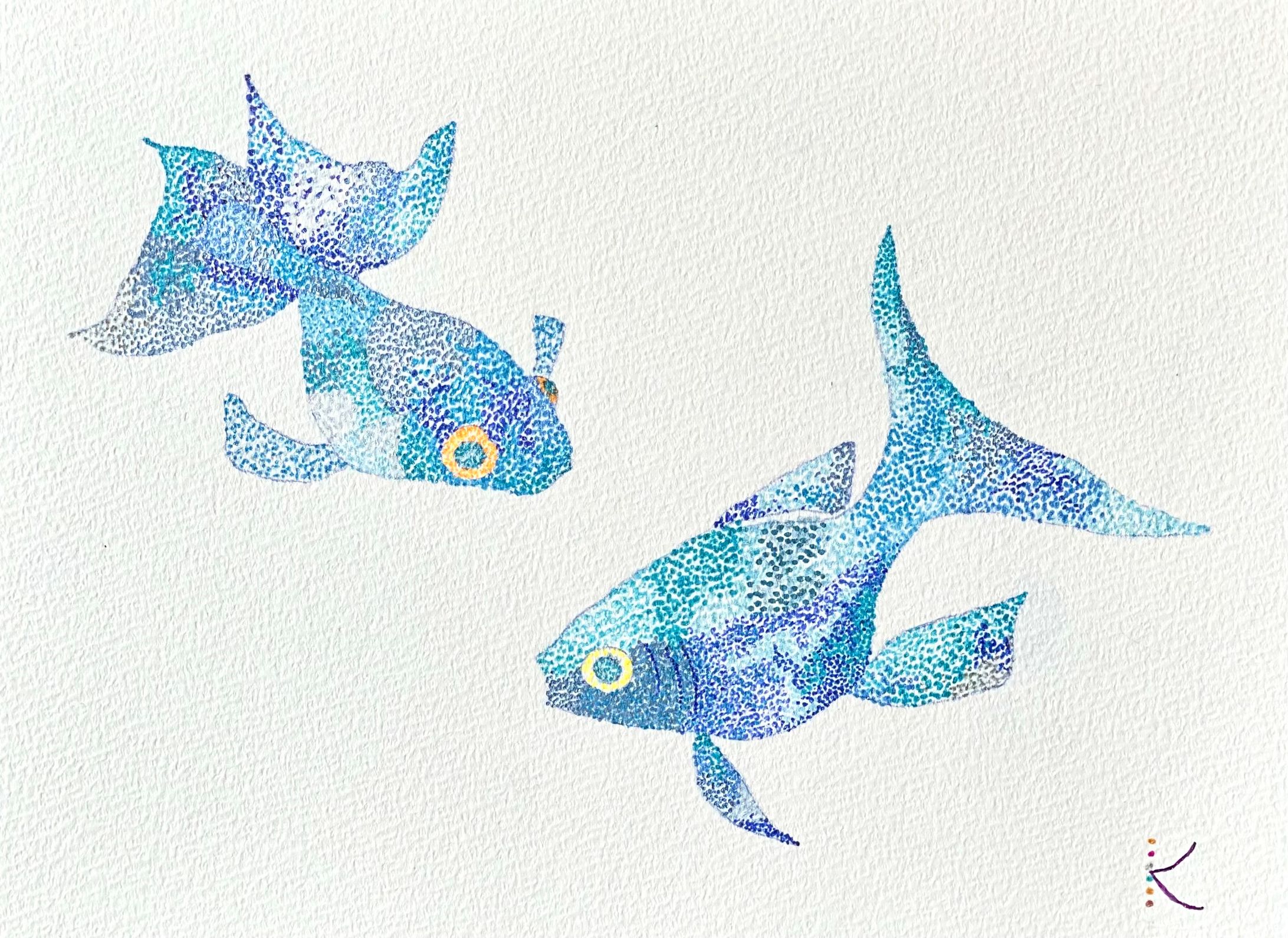 青い金魚-1