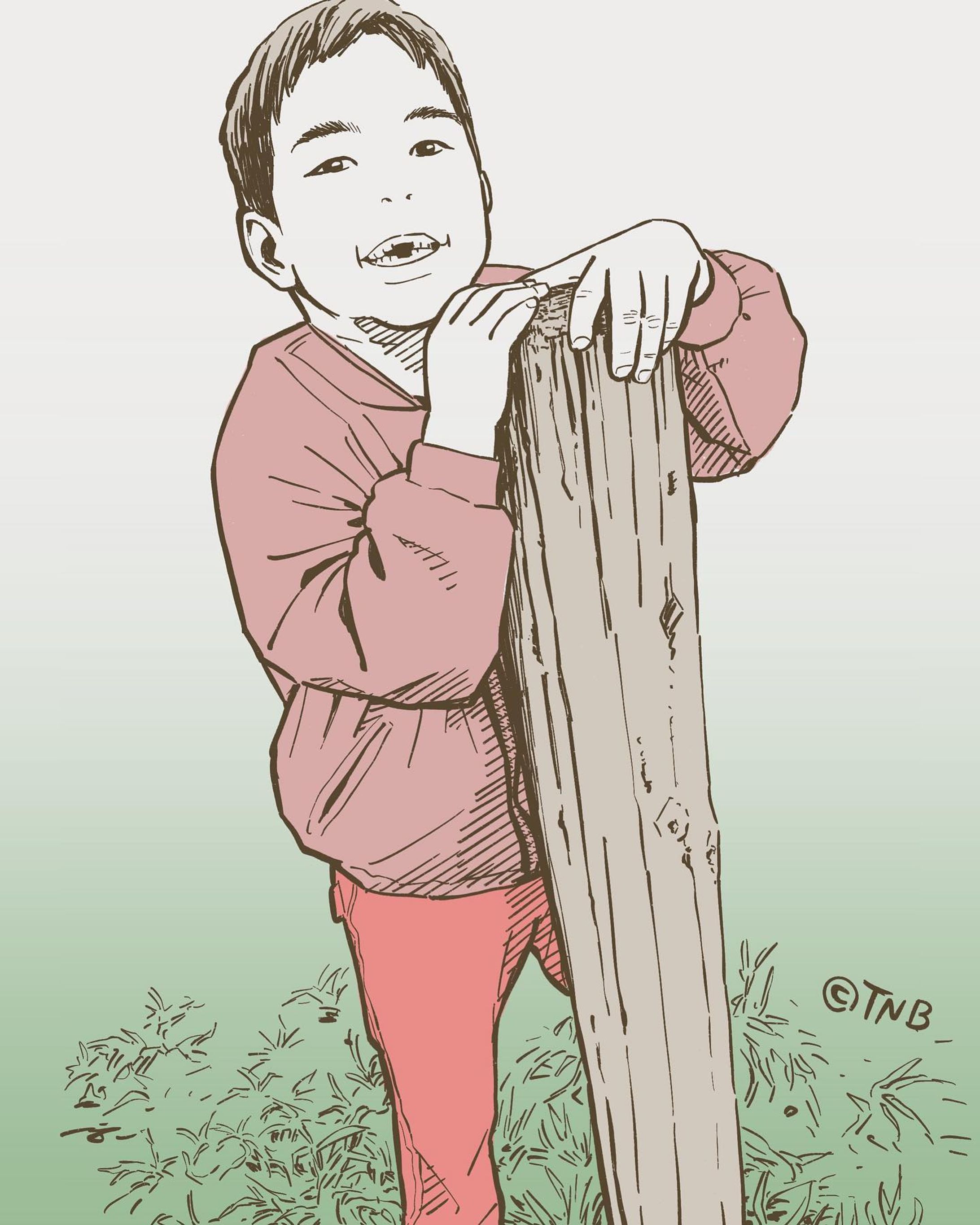 Higher than a stake
#うちの息子のポートレイト
#illustration #portrait #boy-1