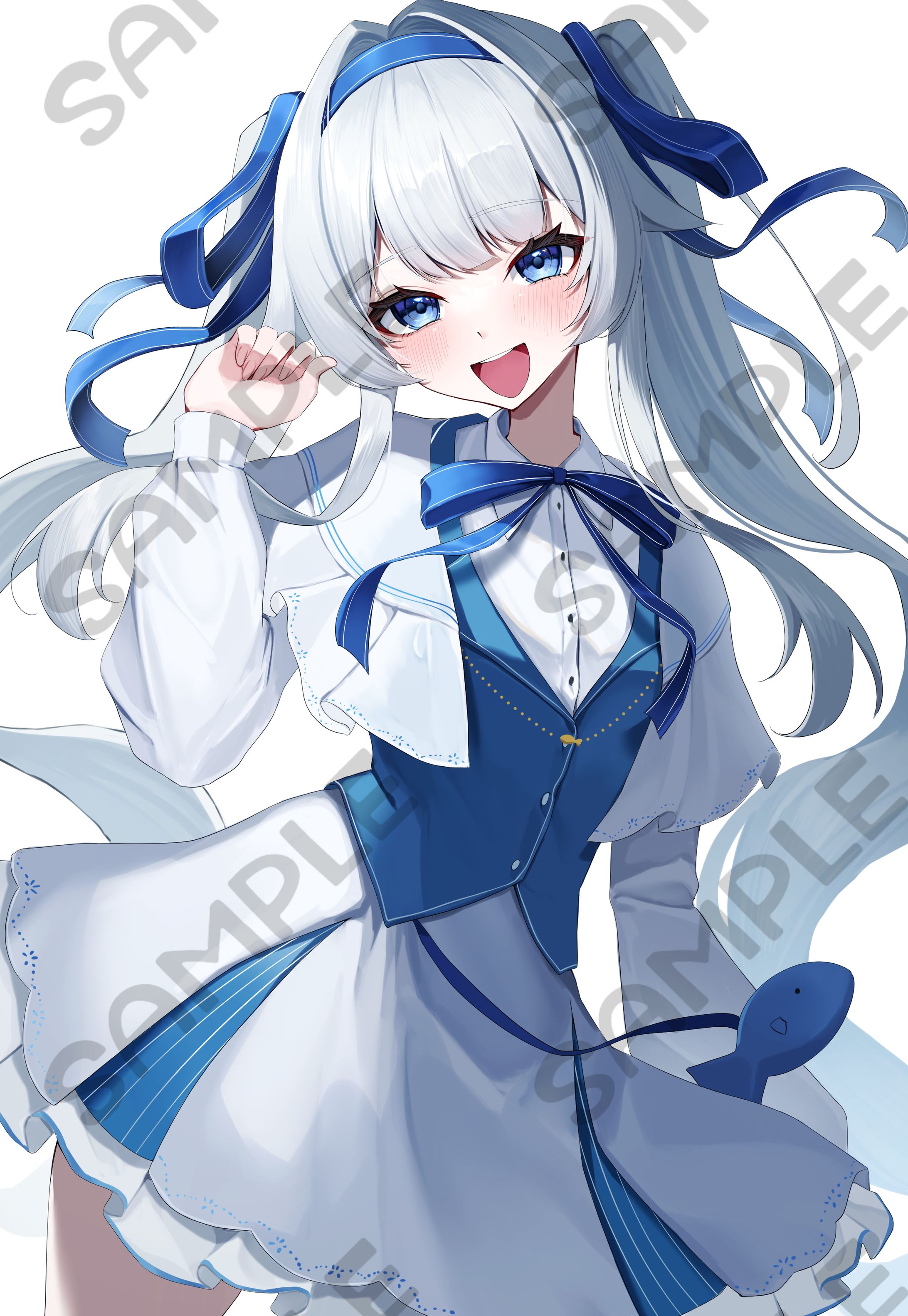 Vtuber　潮海さら様｜1枚イラスト-1
