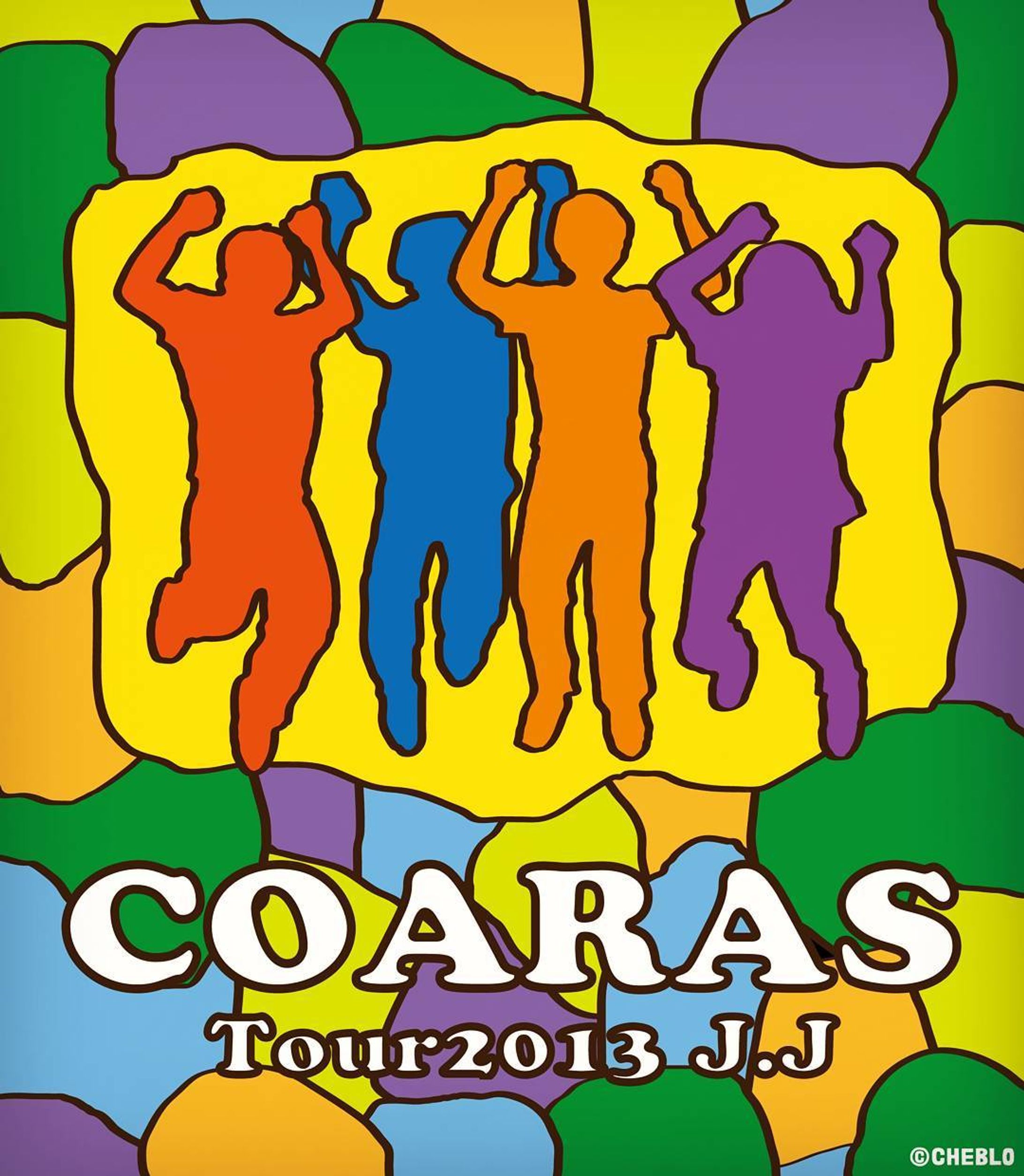 #COARAS
#バンド
#イラスト
#カラフル
#CHEBLO-1