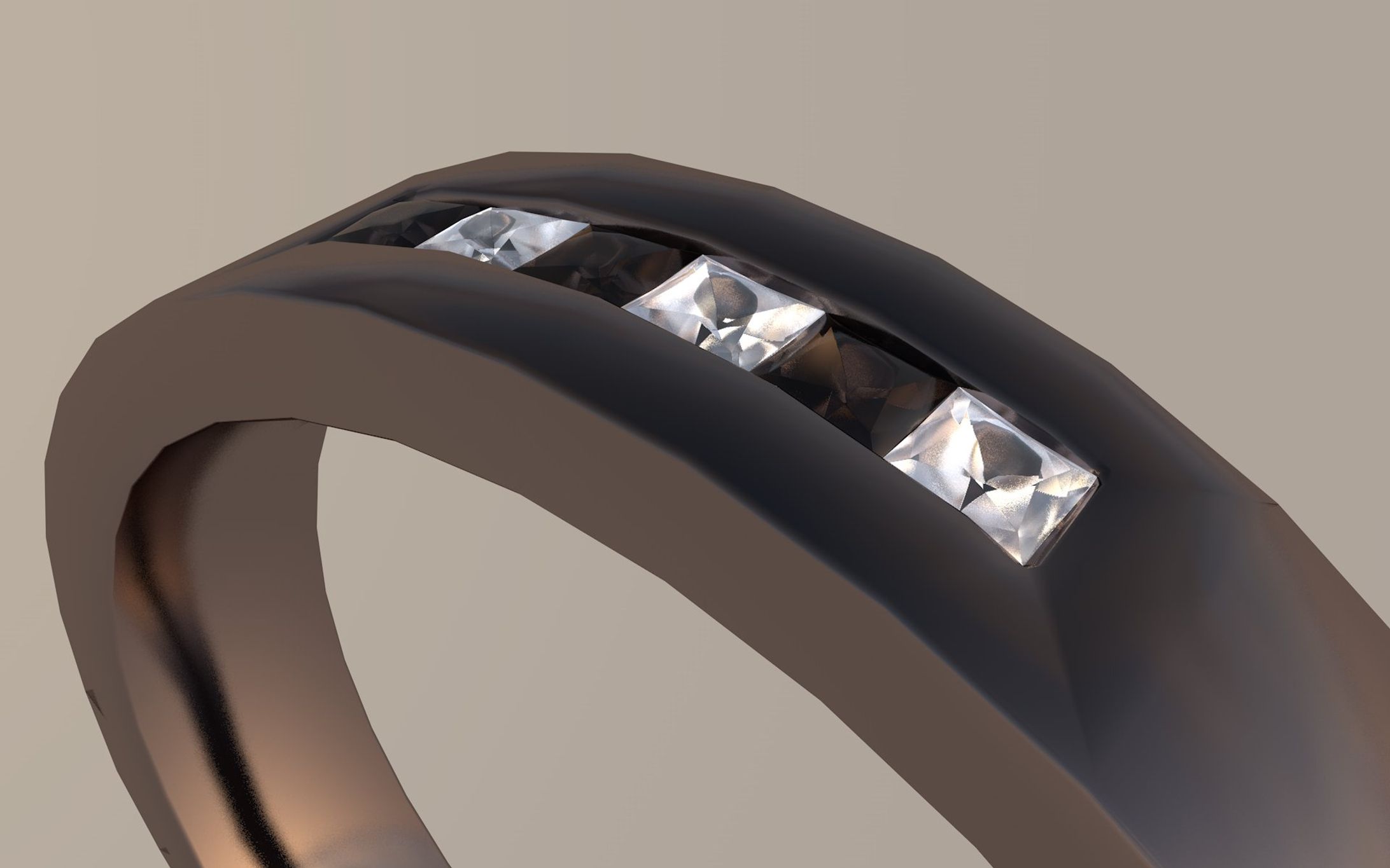 【3DModel】ワンオフリング"C&T"-1