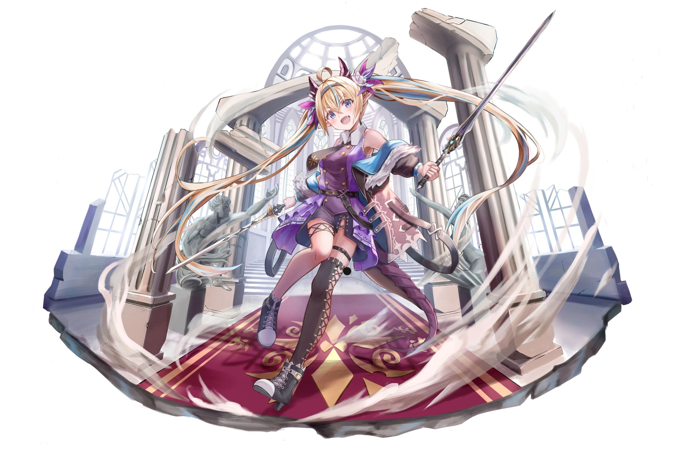 ソシャゲ風イラスト-1