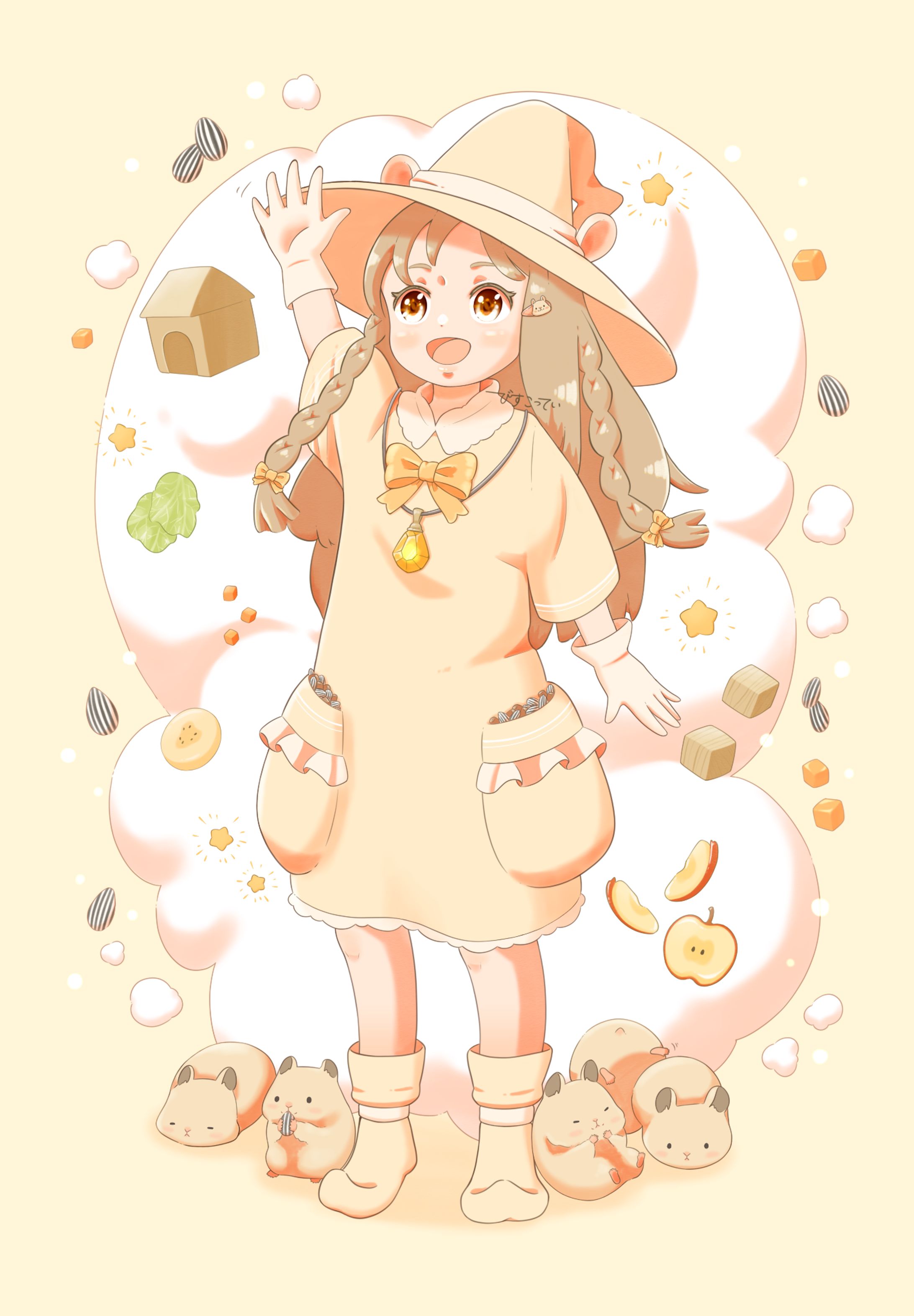 ハムちゃんたちと魔法使いちゃん-1