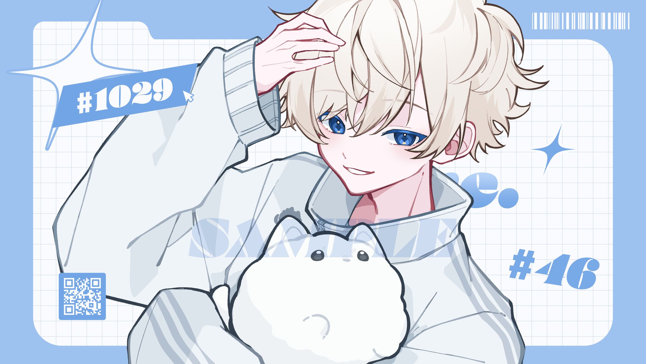 しろぽめ。生誕イラスト-1