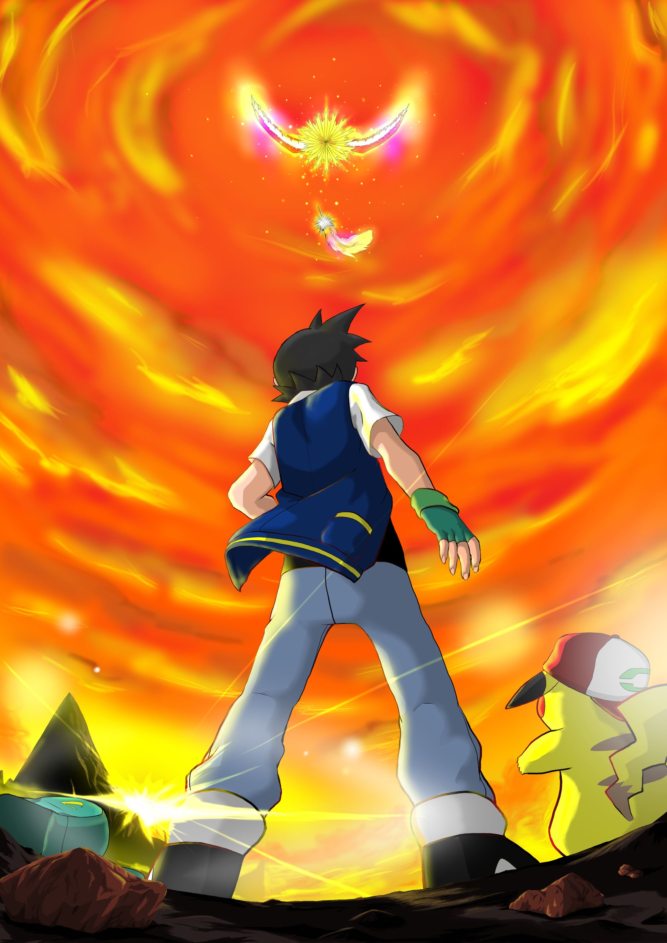 ポケモン映画20周年 応募イラスト-1