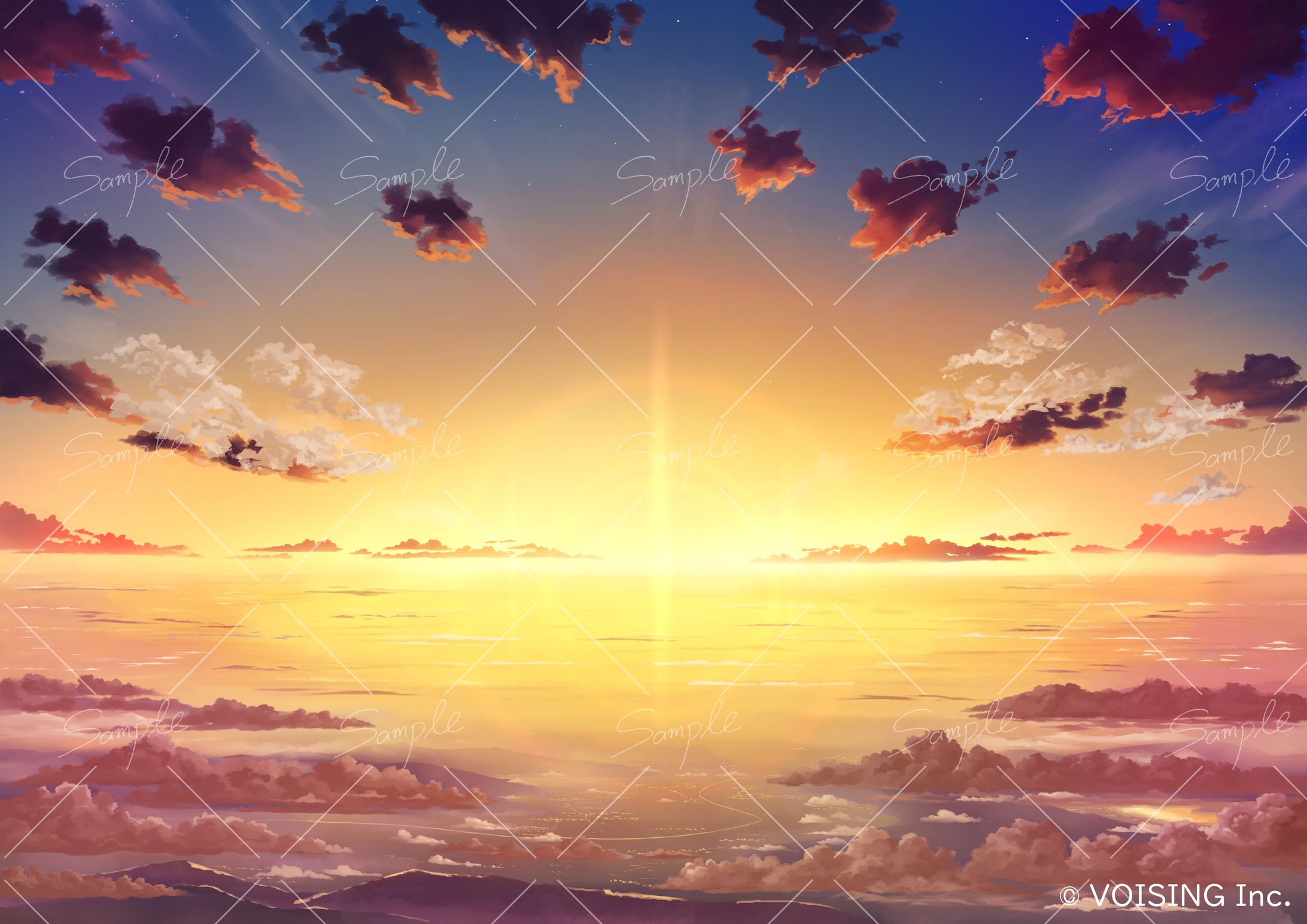 株式会社VOISING様　歌ってみたMVイラスト-1