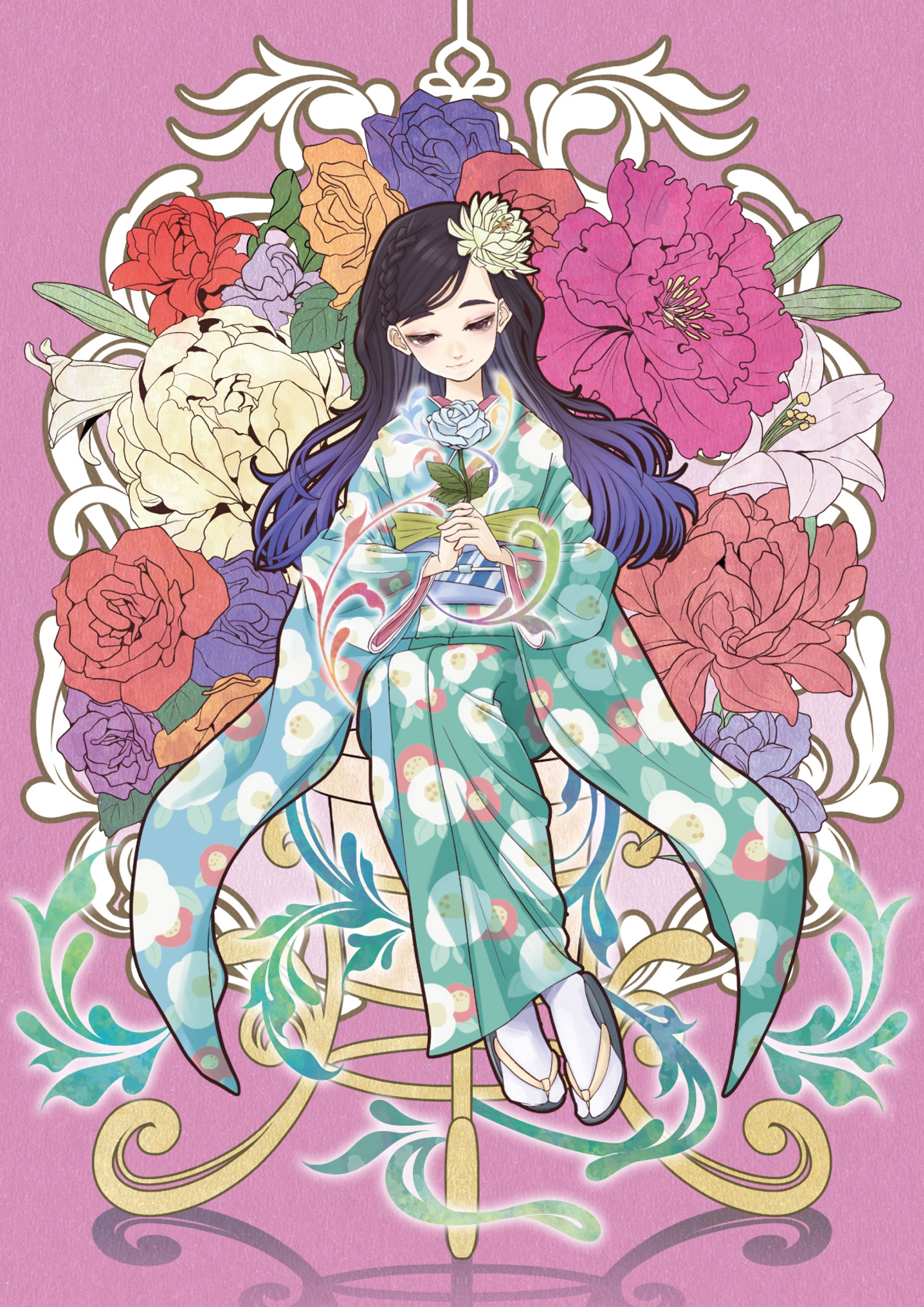こぼれ笑む 花比ぶ-1