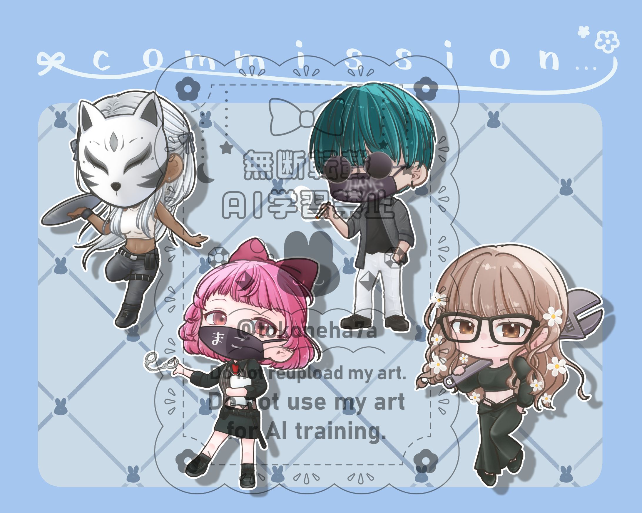 ゆなばーちゃん様GTAキャラメイクイラスト-1