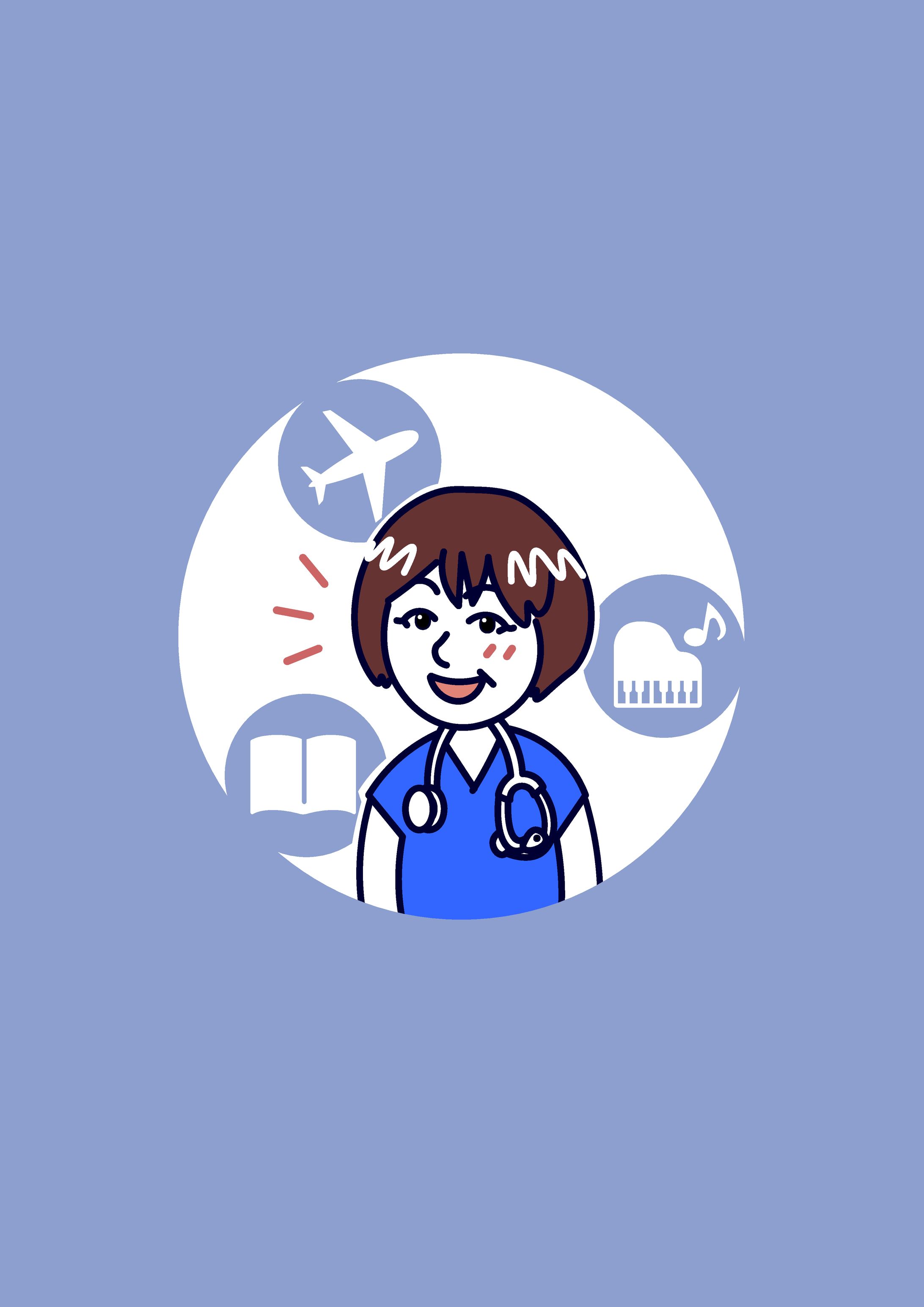 似顔絵イラスト　ご依頼品-1