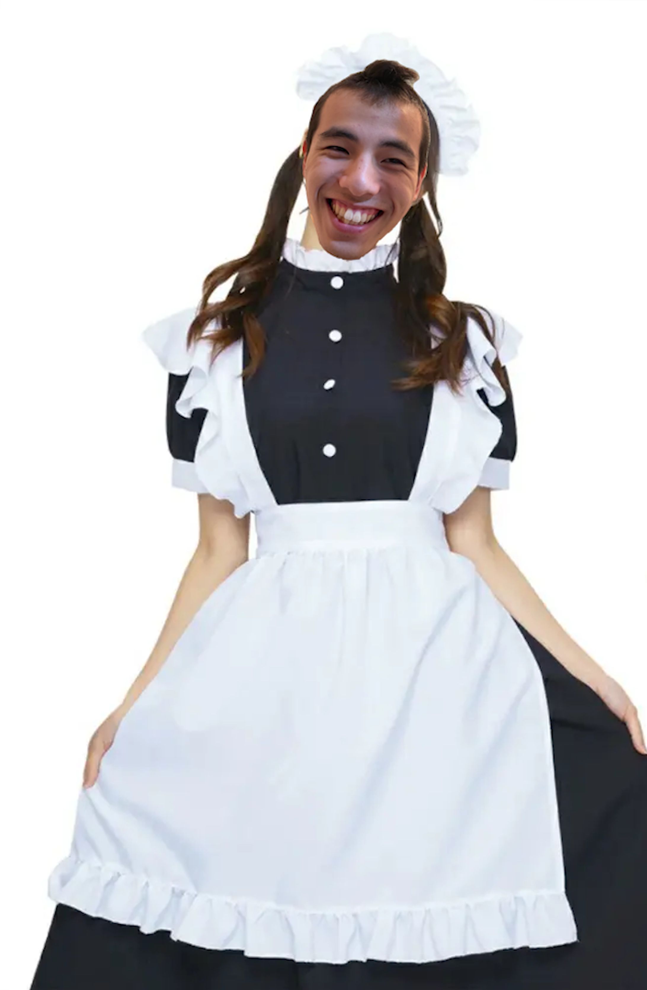 配信企画Valorantダイヤいけなかったらメイド服-1