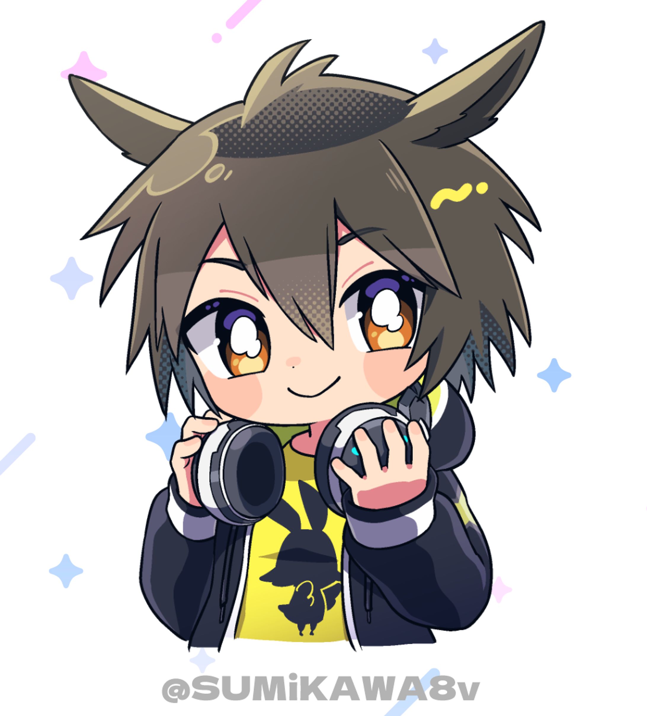 でぃむ様SNSアイコン用イラスト-1