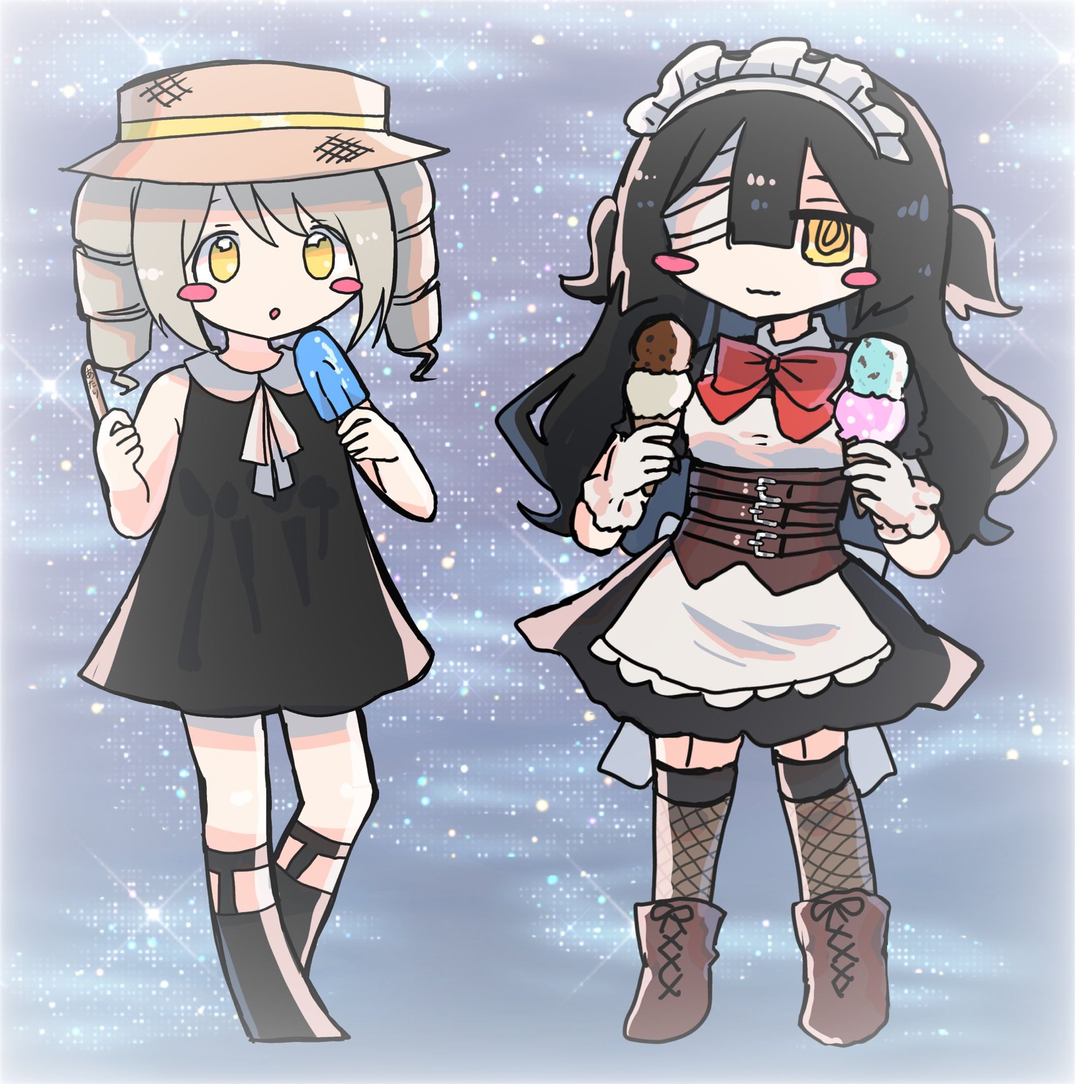 【オリジナル】Victoria＆Collapse ネットプリント用イラスト -1