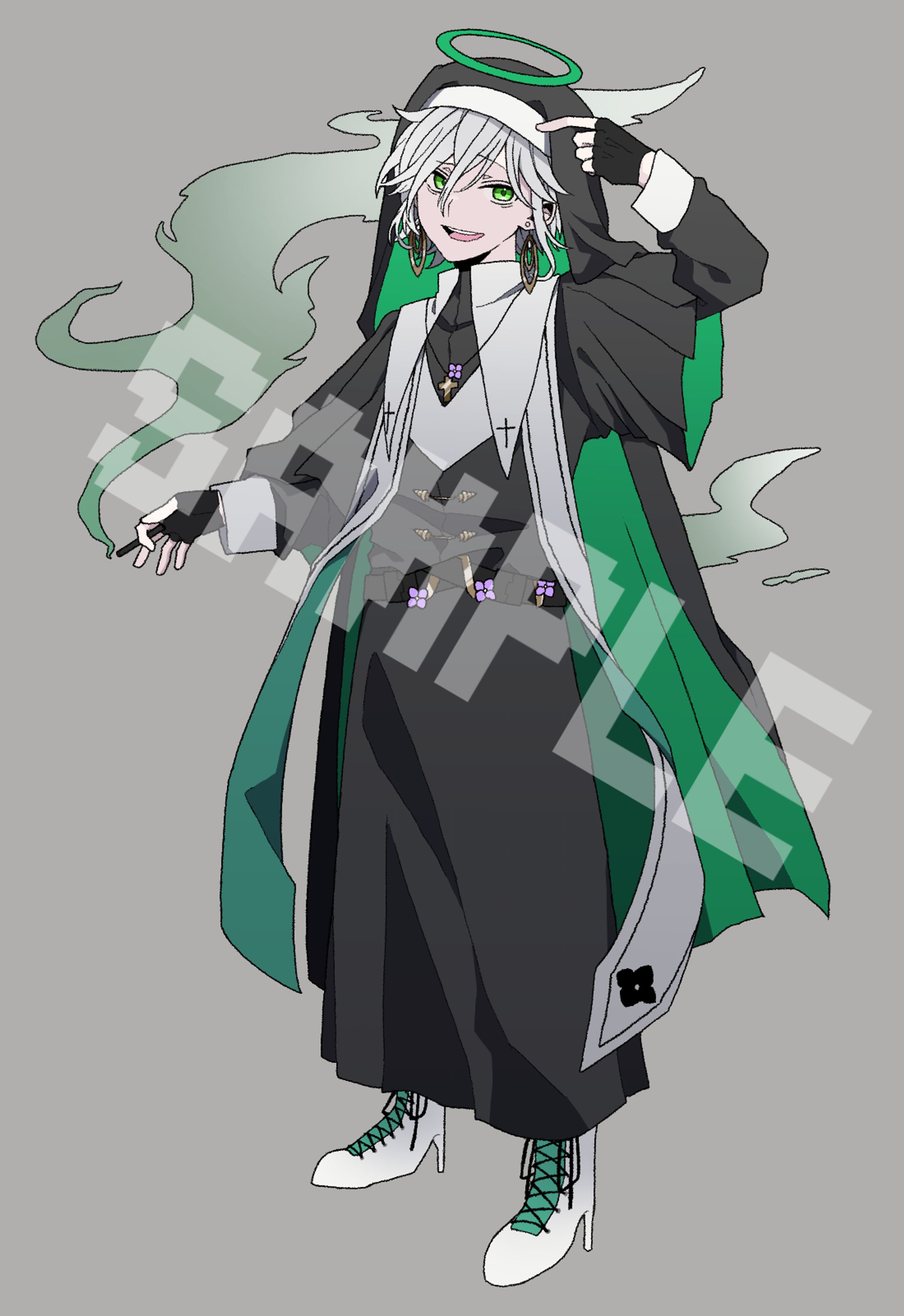 華咲木リンセイ様 全身絵-1