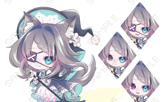 【実績】SD＋表情差分3種