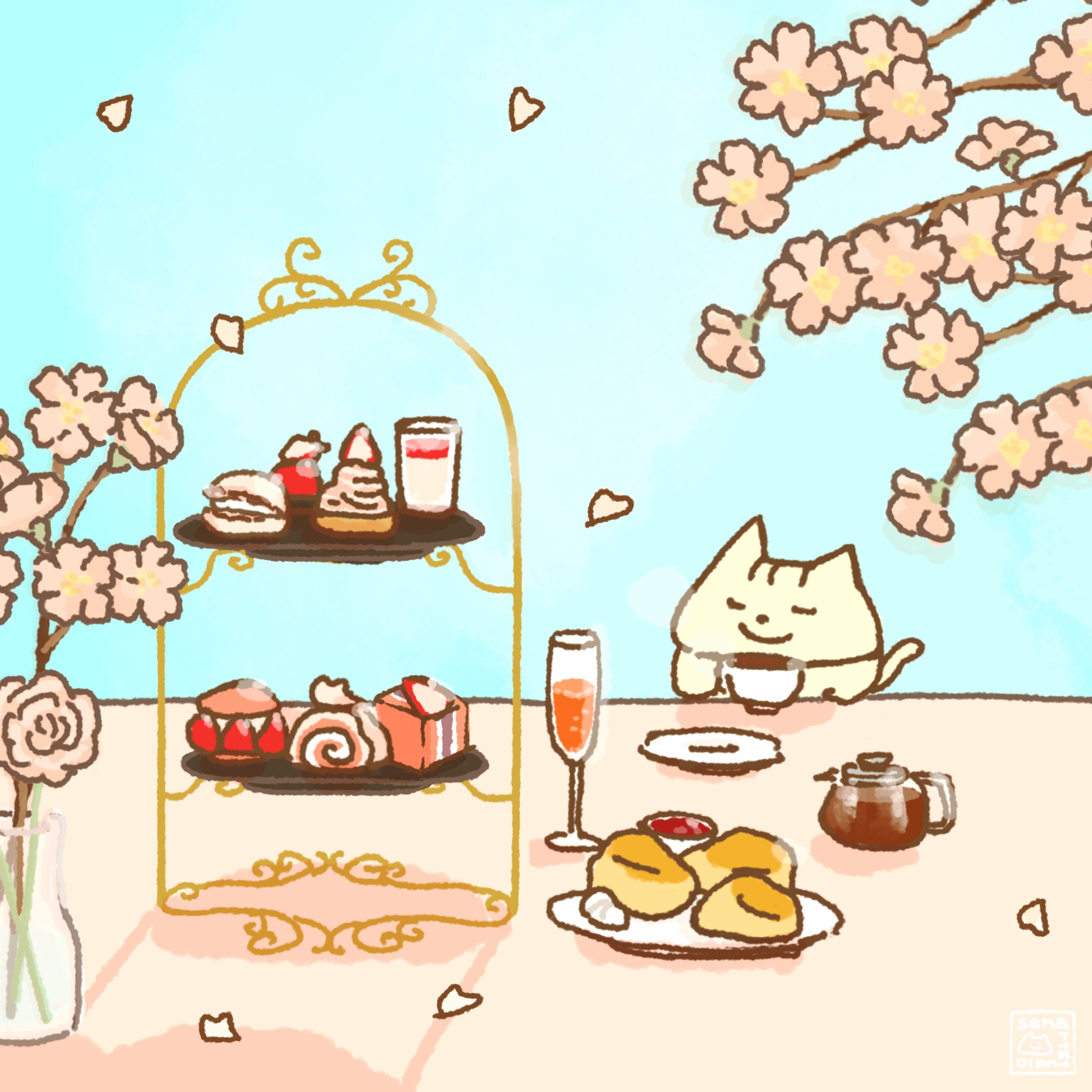 sakura afternoon tea-1