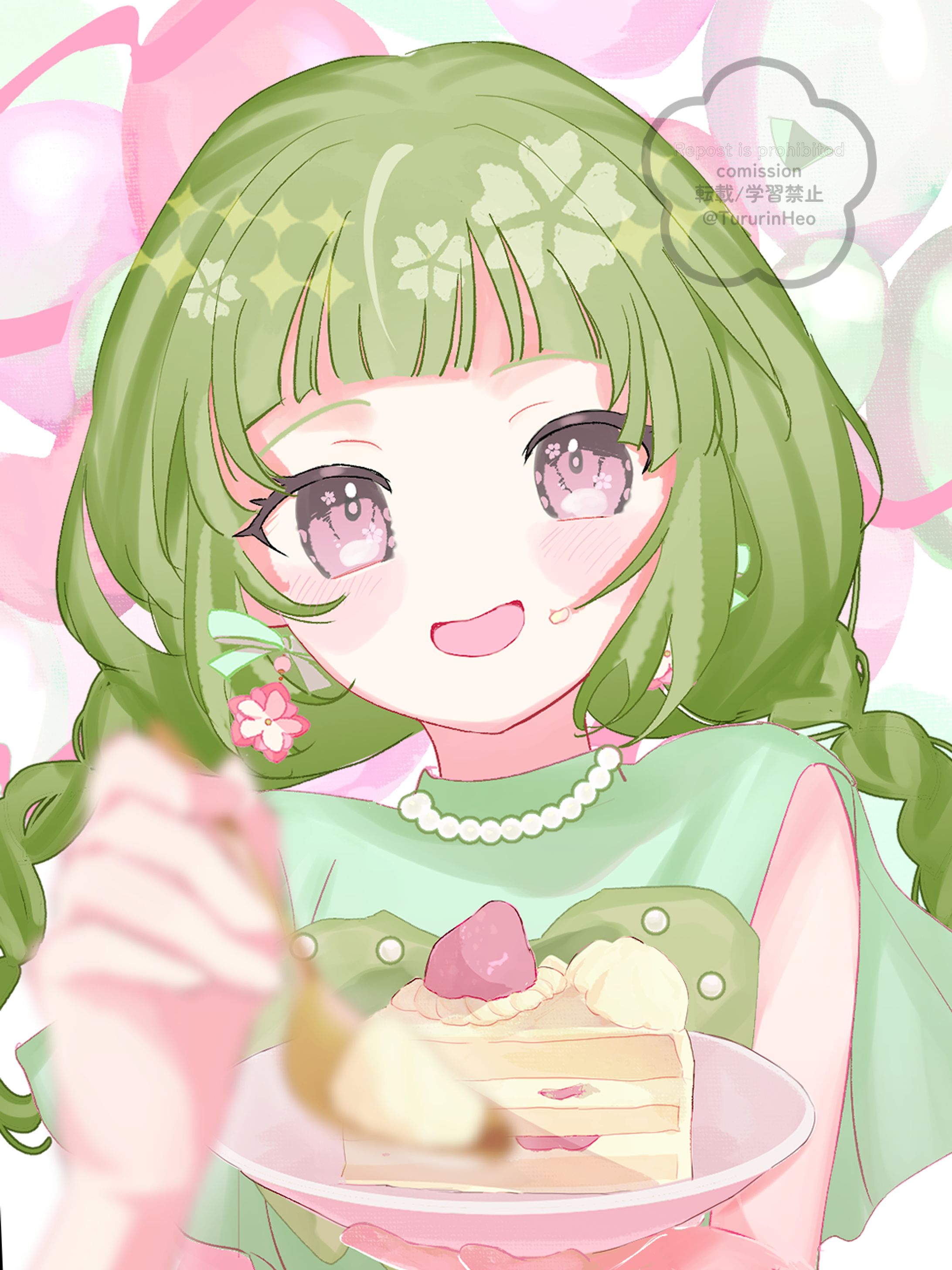 Vライバー 森久佐蓮花様 誕生日記念イラスト-1