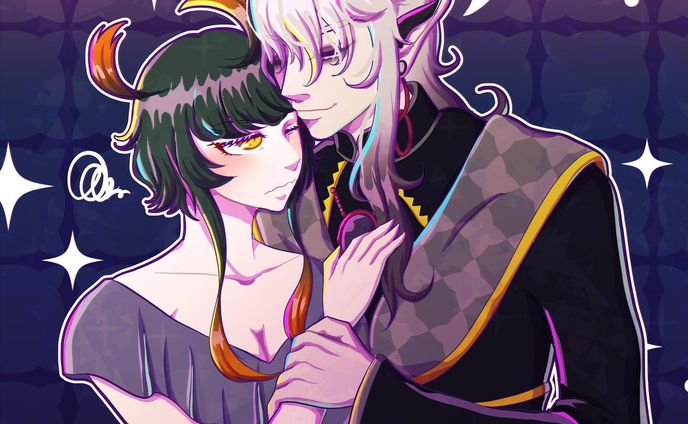 Kdohna & Mortedo💜

＊＊＊

#mugenlogica #illust #illustrations #clipstudiopaint #character #characterart #characterillustration #characterdrawing #owncharacter #originalcharacter #myoriginalcharacter #digitaldrawings #digitalartworks #ipadart #ipaddrawings #イラスト #絵