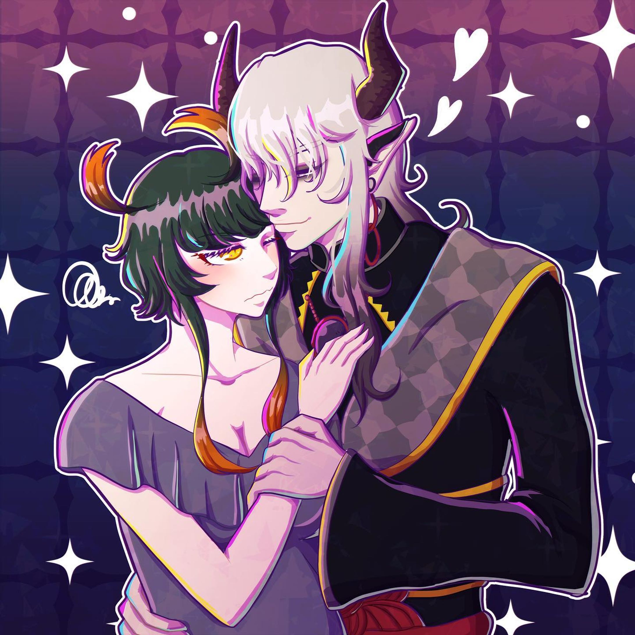 Kdohna & Mortedo💜

＊＊＊

#mugenlogica #illust #illustrations #clipstudiopaint #character #characterart #characterillustration #characterdrawing #owncharacter #originalcharacter #myoriginalcharacter #digitaldrawings #digitalartworks #ipadart #ipaddrawings #イラスト #絵-1