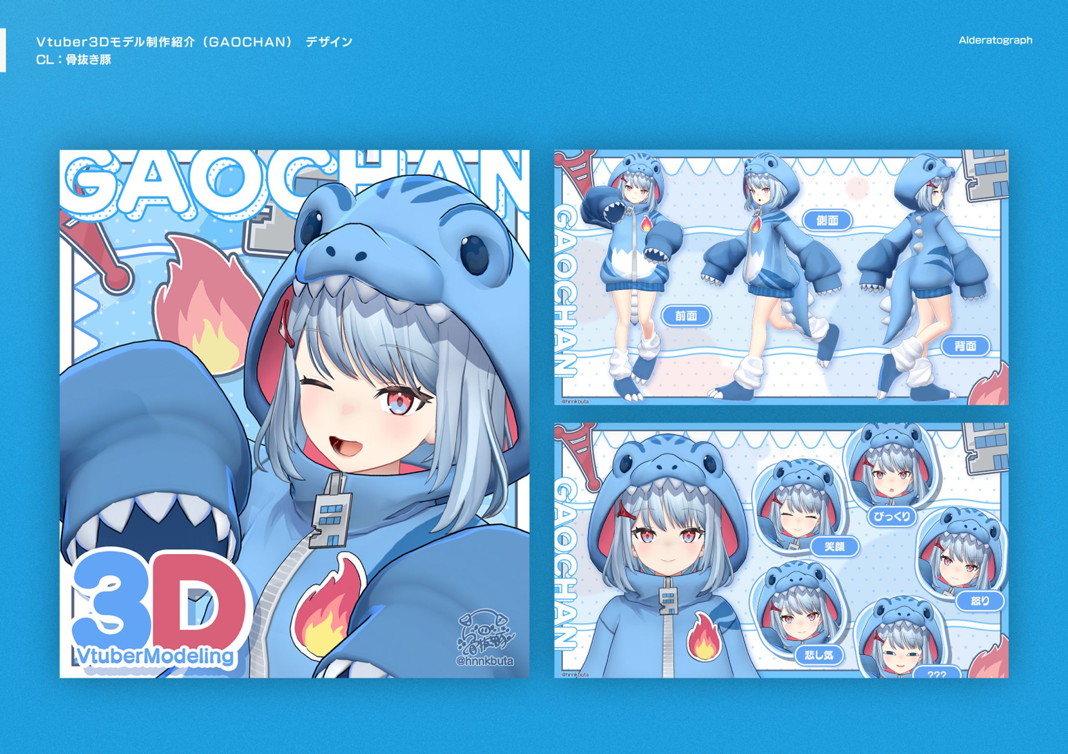 Vtuber3Dモデル制作紹介-1