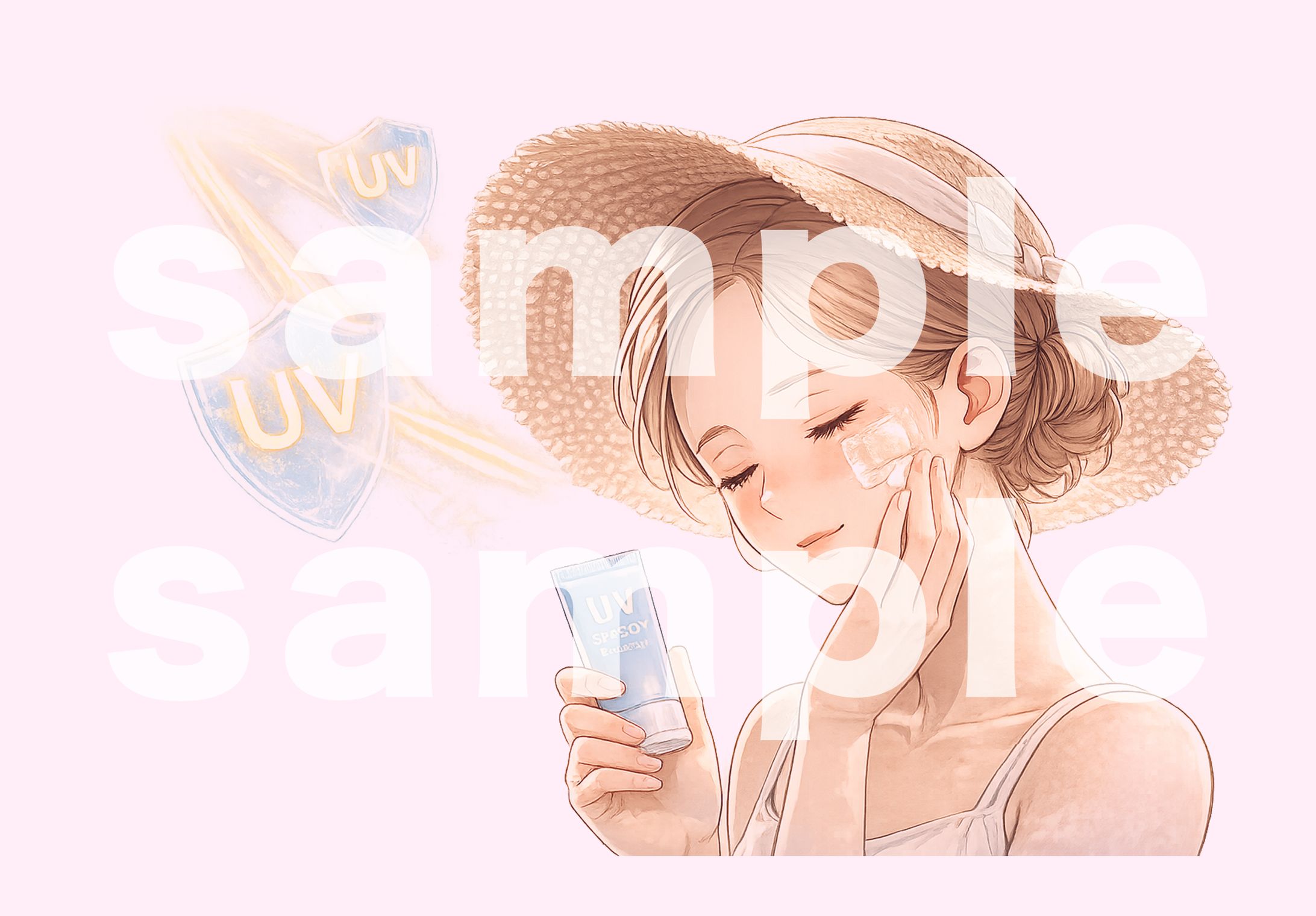 美容イメージイラスト制作-1