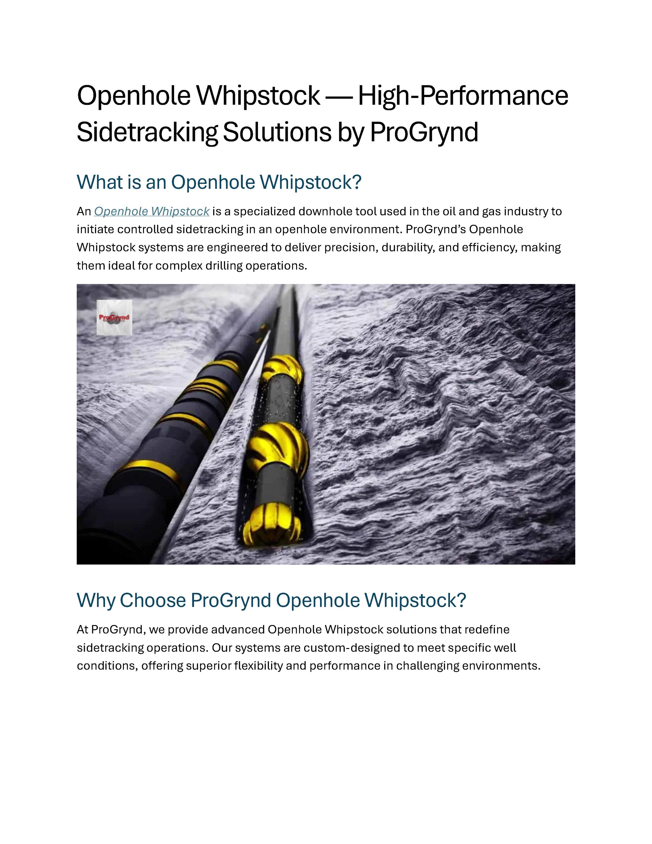 Openhole Whipstock-1