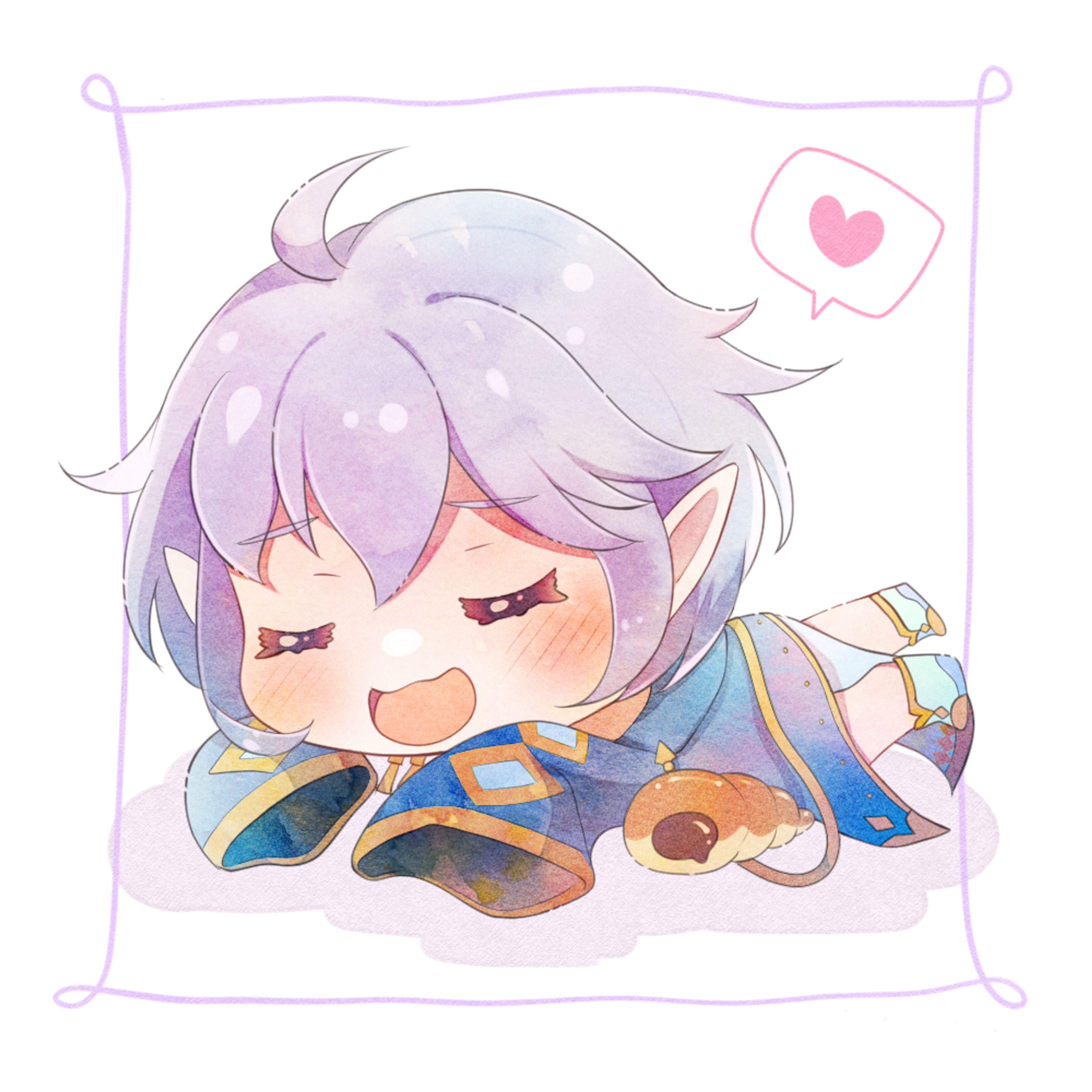 こるね様＊水彩風SDイラスト素敵-1