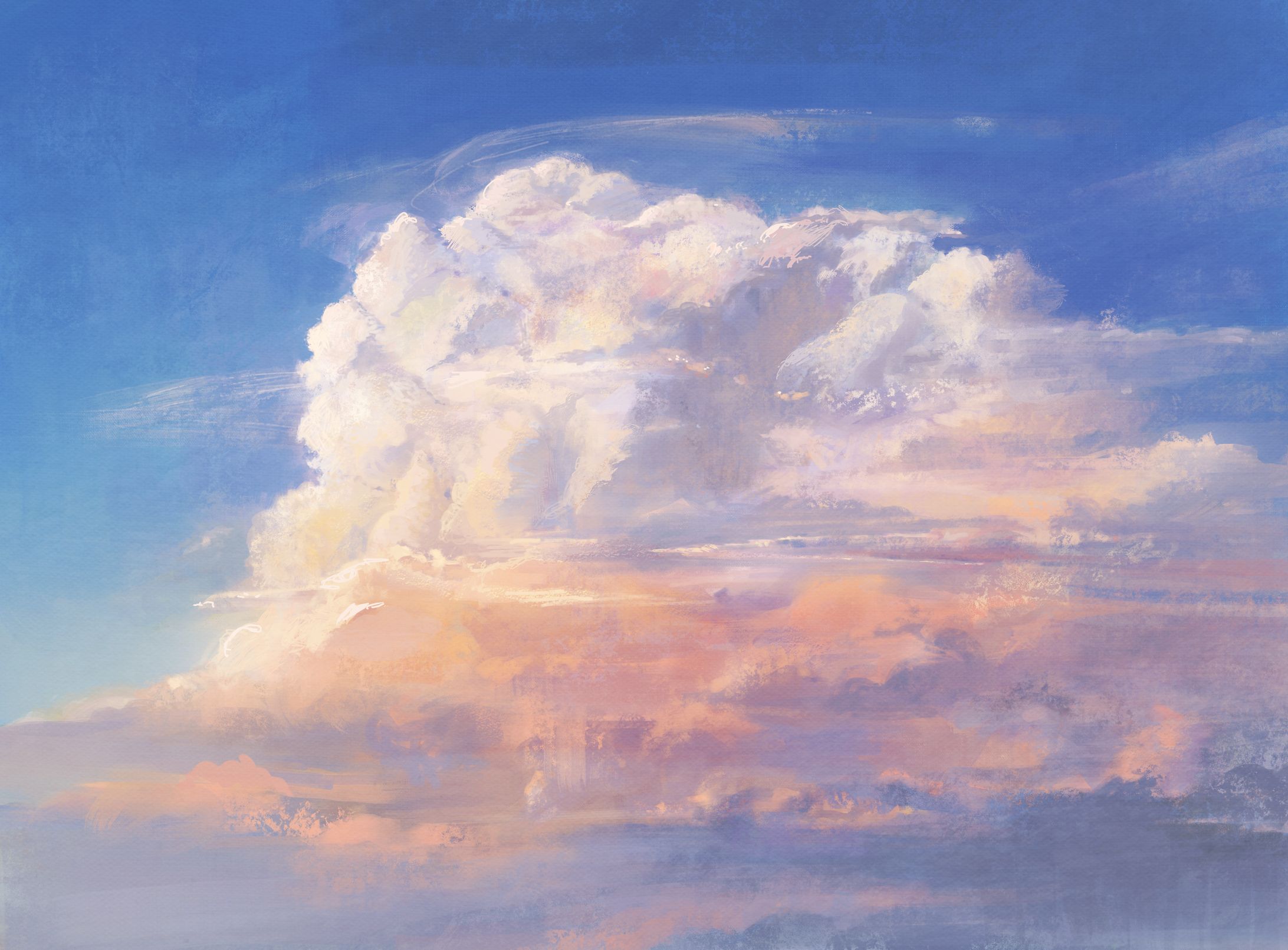 イラスト：夏が去る前に-1