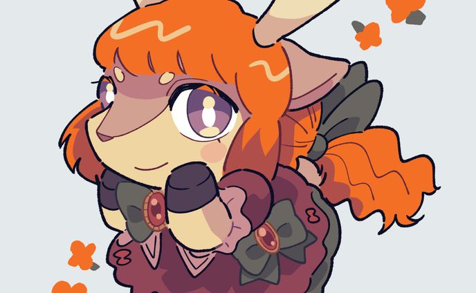 鹿獣人の女の子