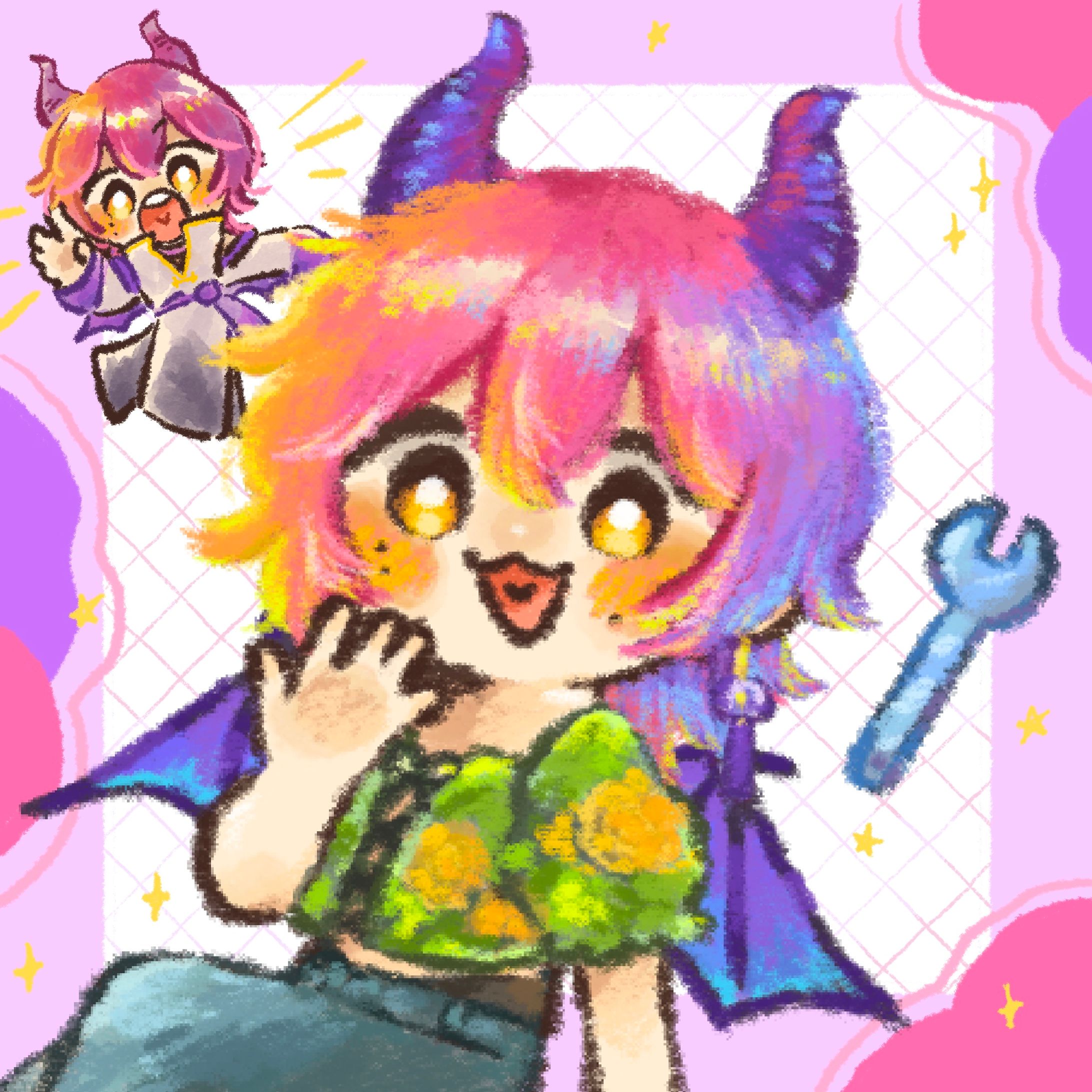 月縹スイ様バストアップイラスト-1