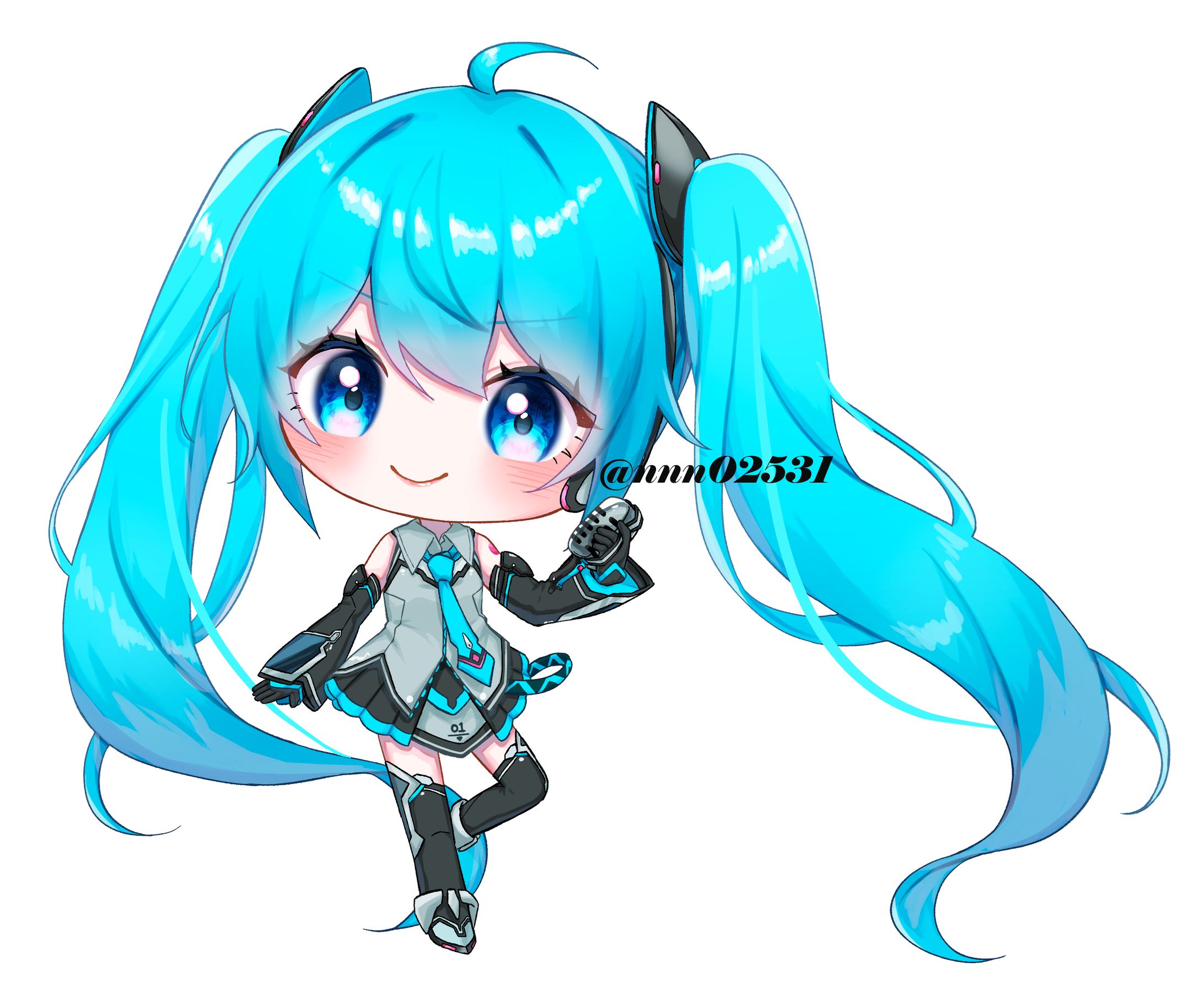 マジカルミライ2015初音ミクデフォルメイラスト-1