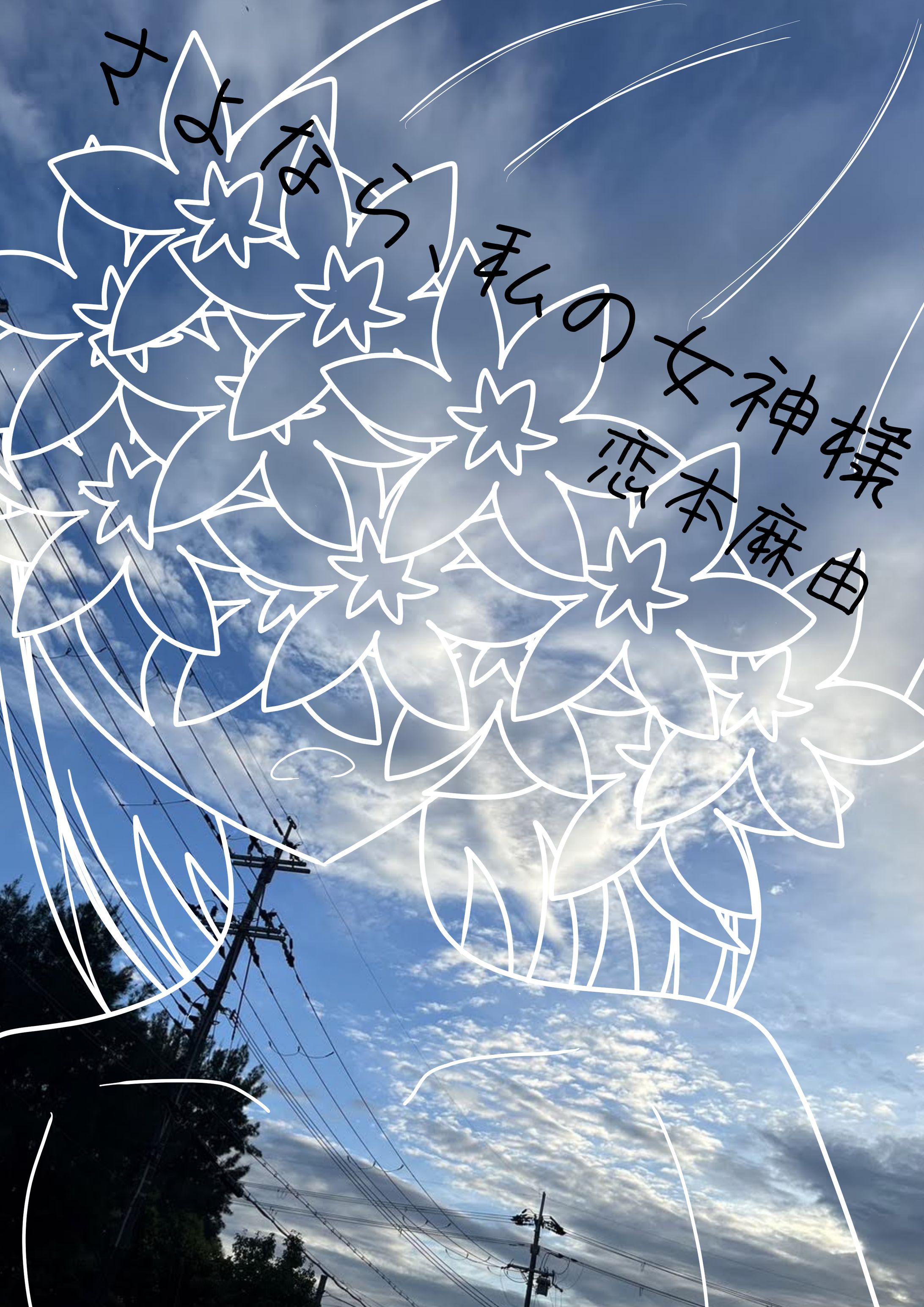 さよなら、私の女神様　表紙、裏表紙　-1