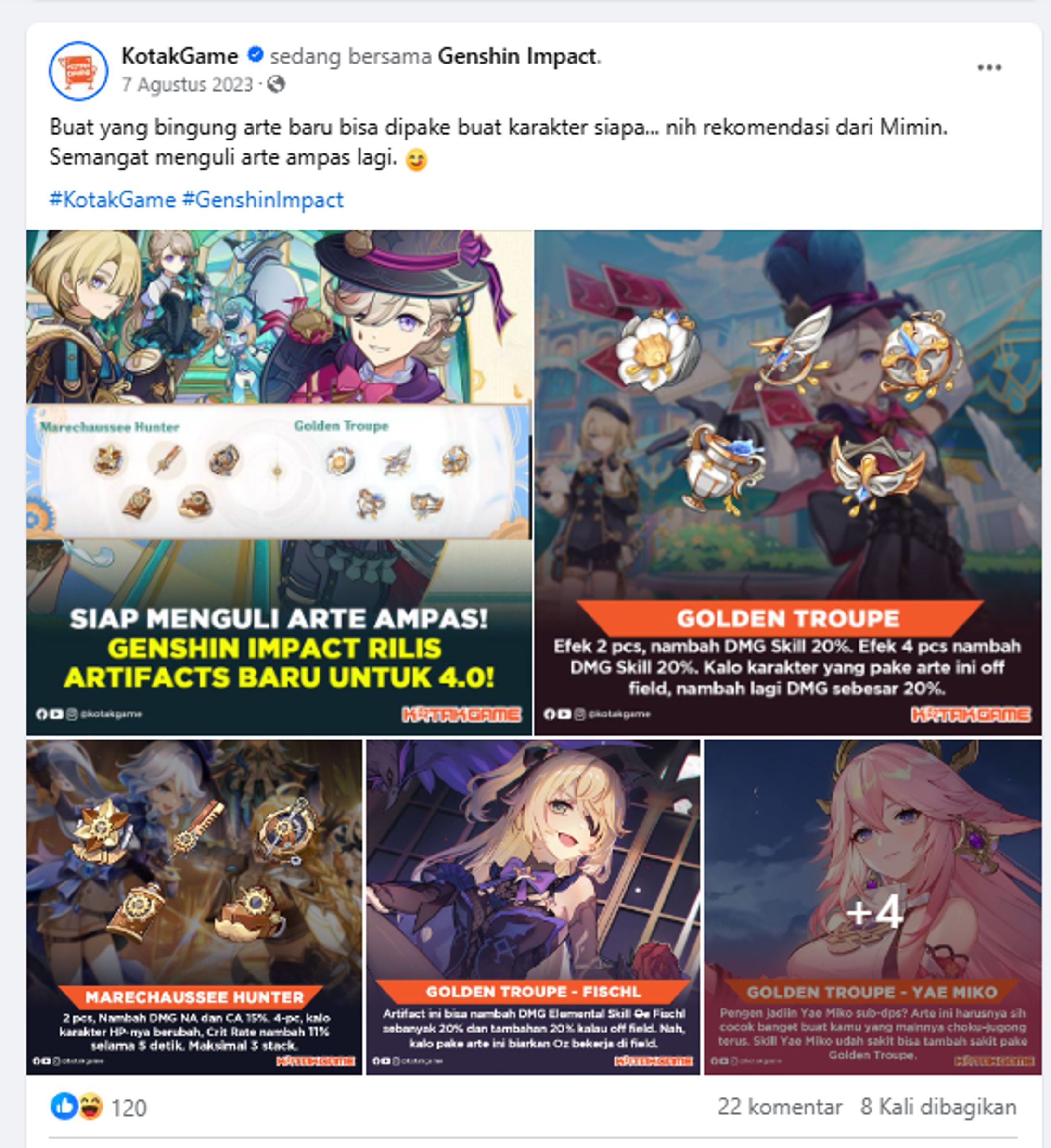 Genshin Impact New Artifacts Content-1