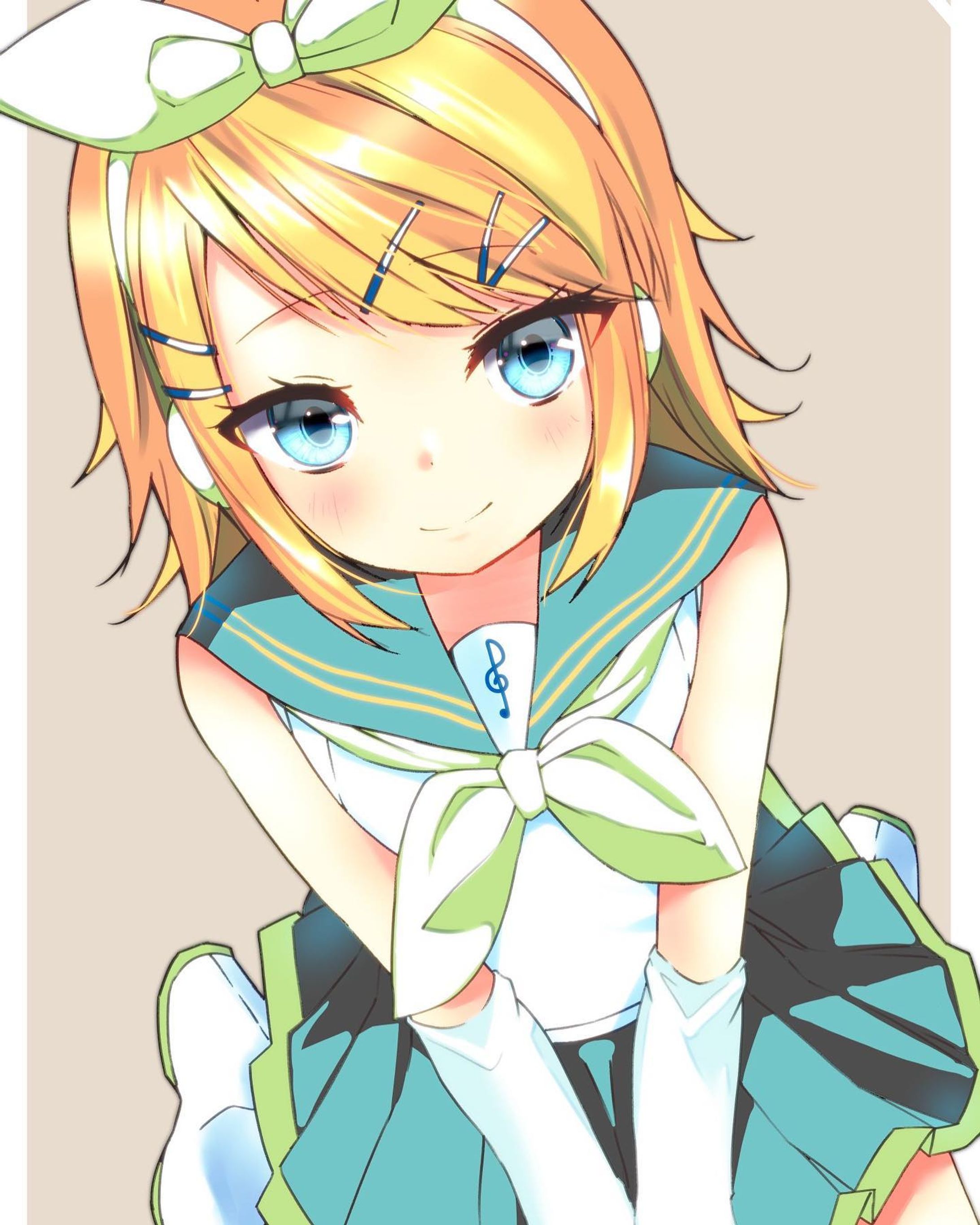 りんちゃんなう！
#鏡音リン #vocaloid  #イラスト-1