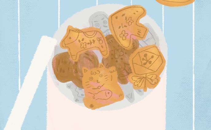 手作りクッキー。