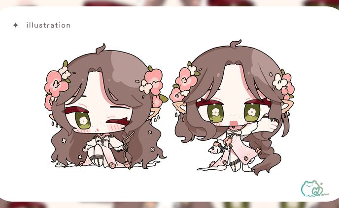 ちびキャライラスト /Ellarues様