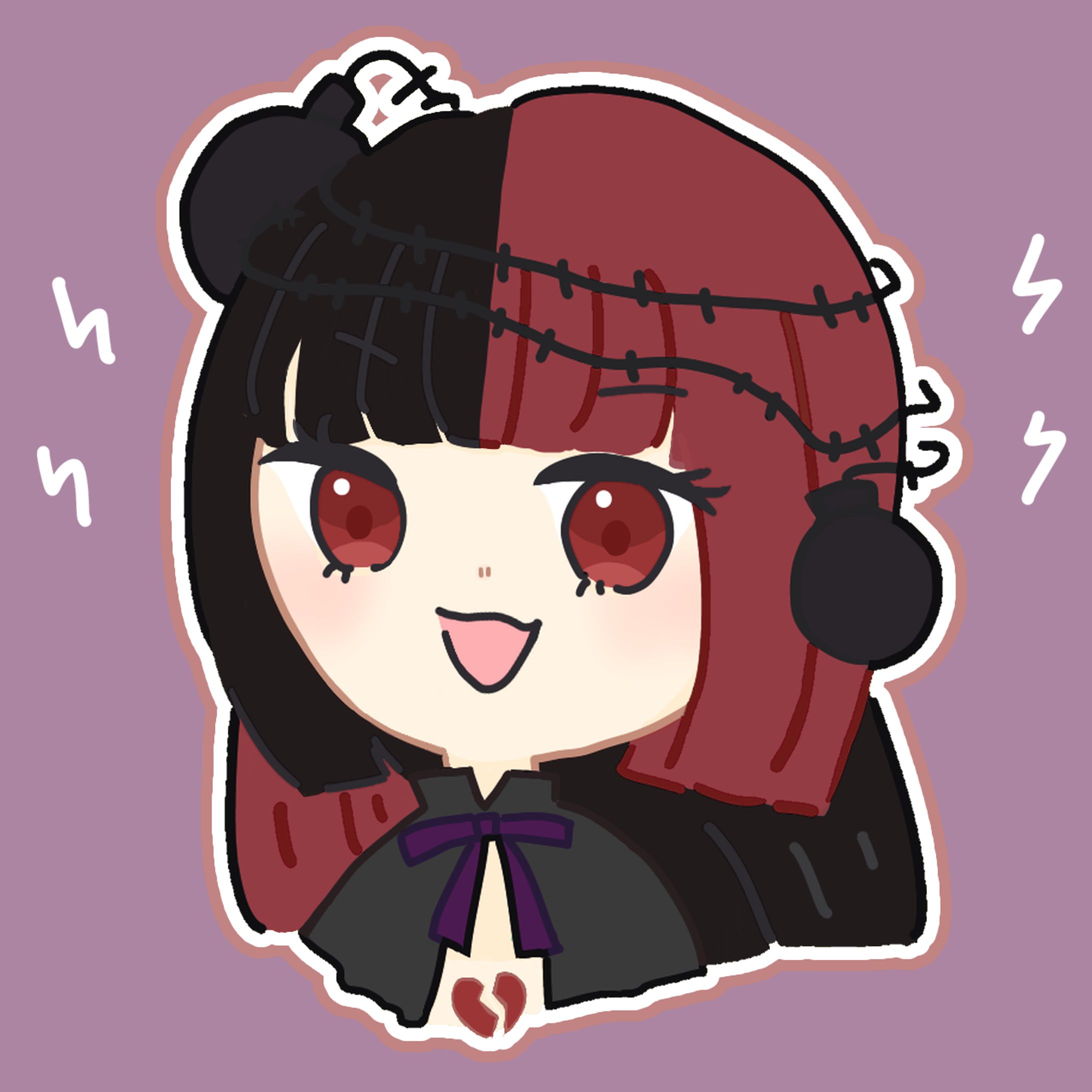 アイコンイラスト⌇自爆太郎さまデフォルメアイコン-1