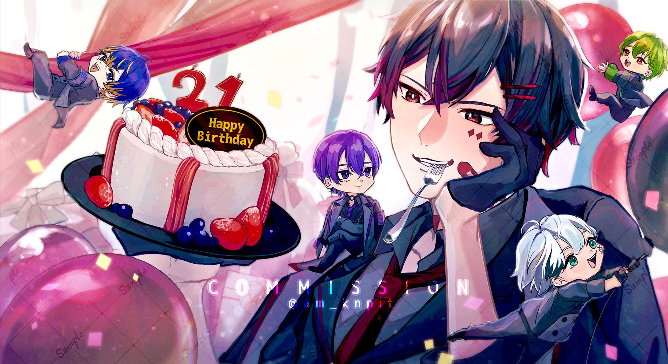 【依頼】誕生日用イラスト-1