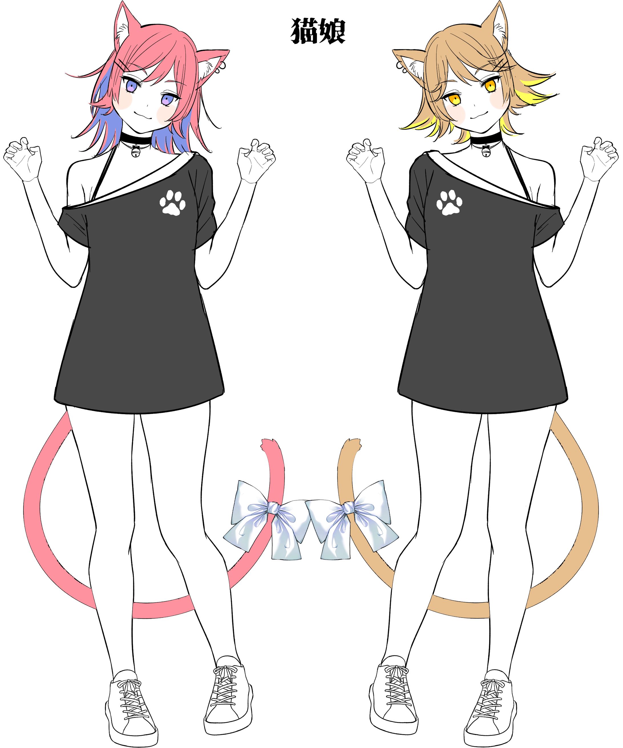 【キャラデザ】立ち絵ラフ-1