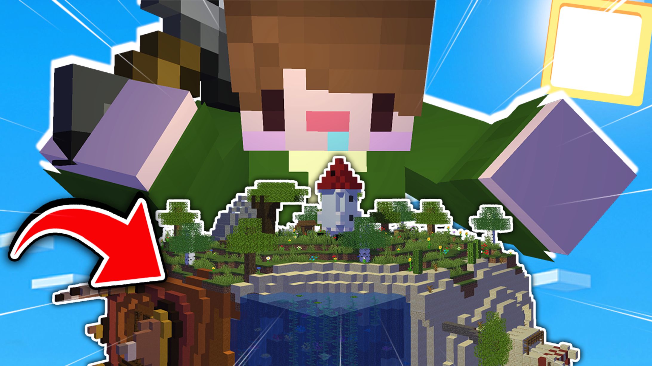 【自主制作】『マイクラ』サムネイル-1