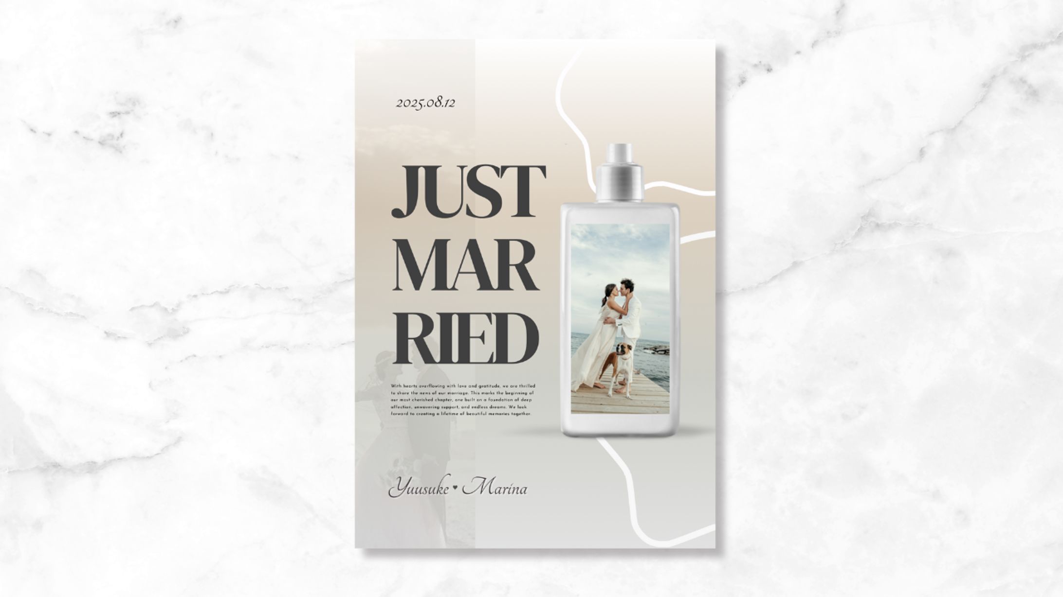 海外風結婚報告ストーリーズ【original】-1