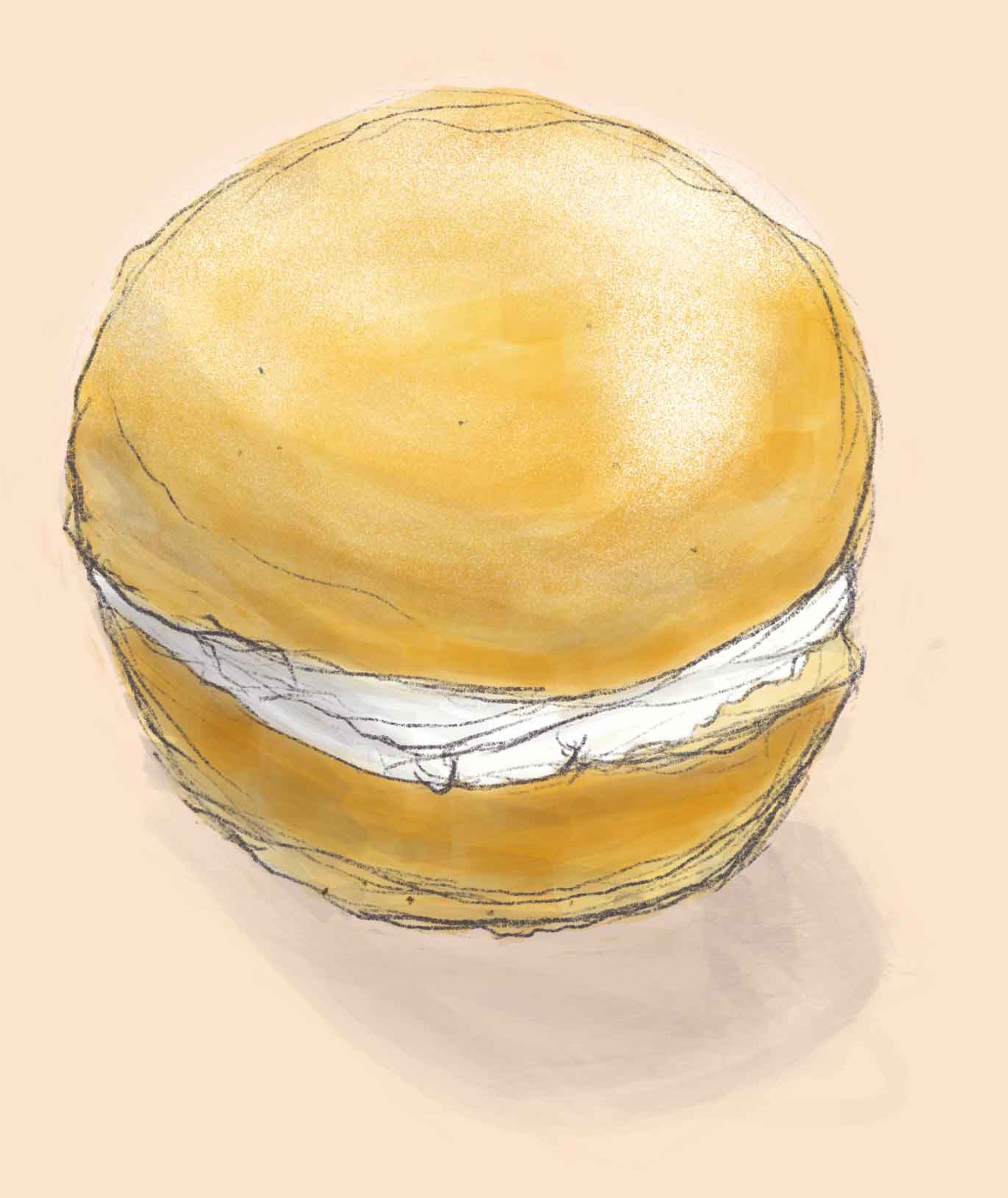 生クリーム入り菓子パン（セムラ）-1