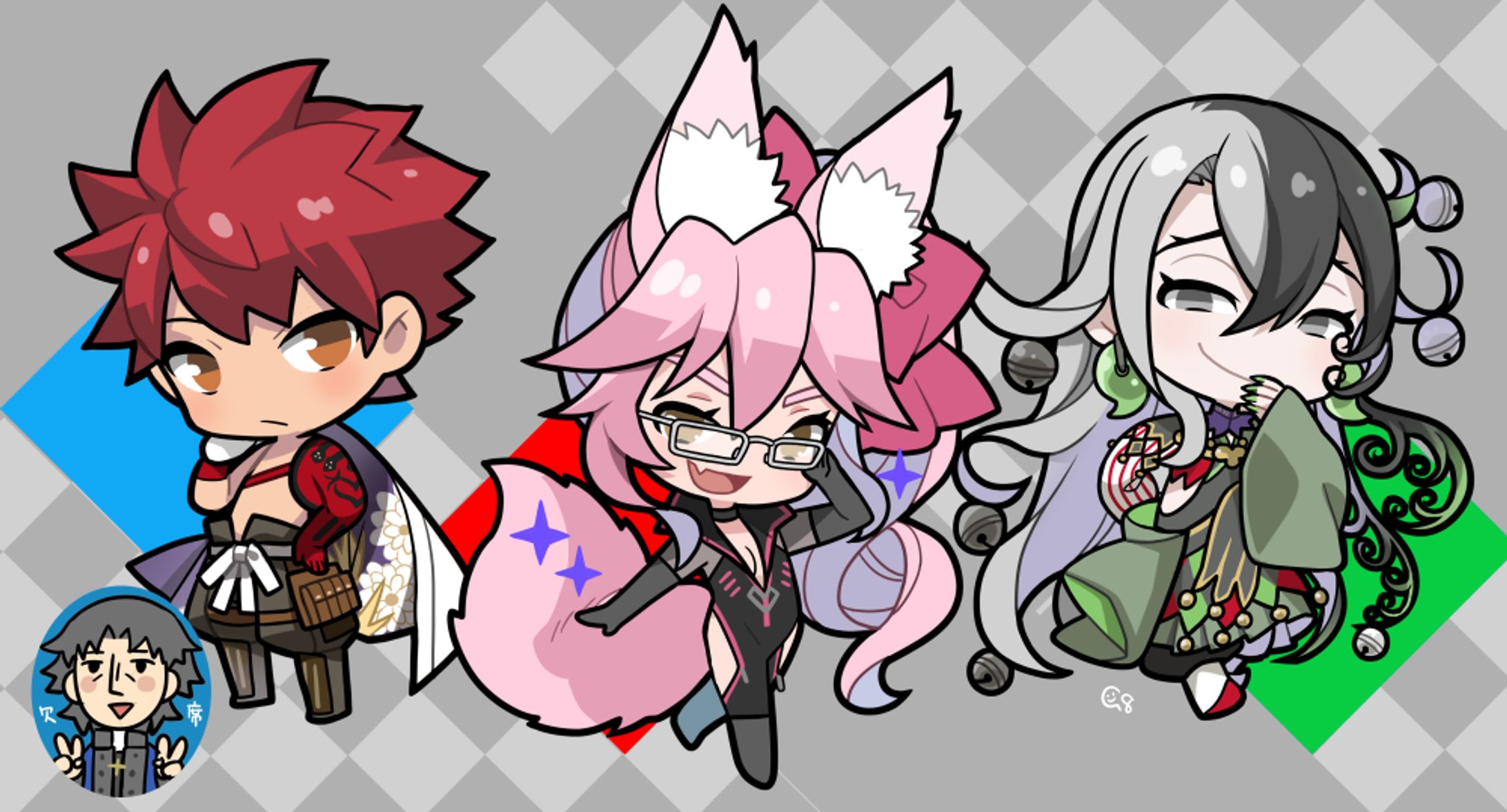 2次創作/SDキャライラスト(2-2.5頭身)-1