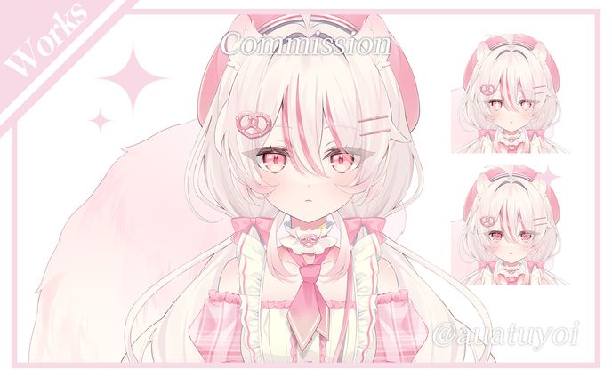 〖works〗VTuber／椎乃樹ちの様 〖live2dイラスト制作〗
