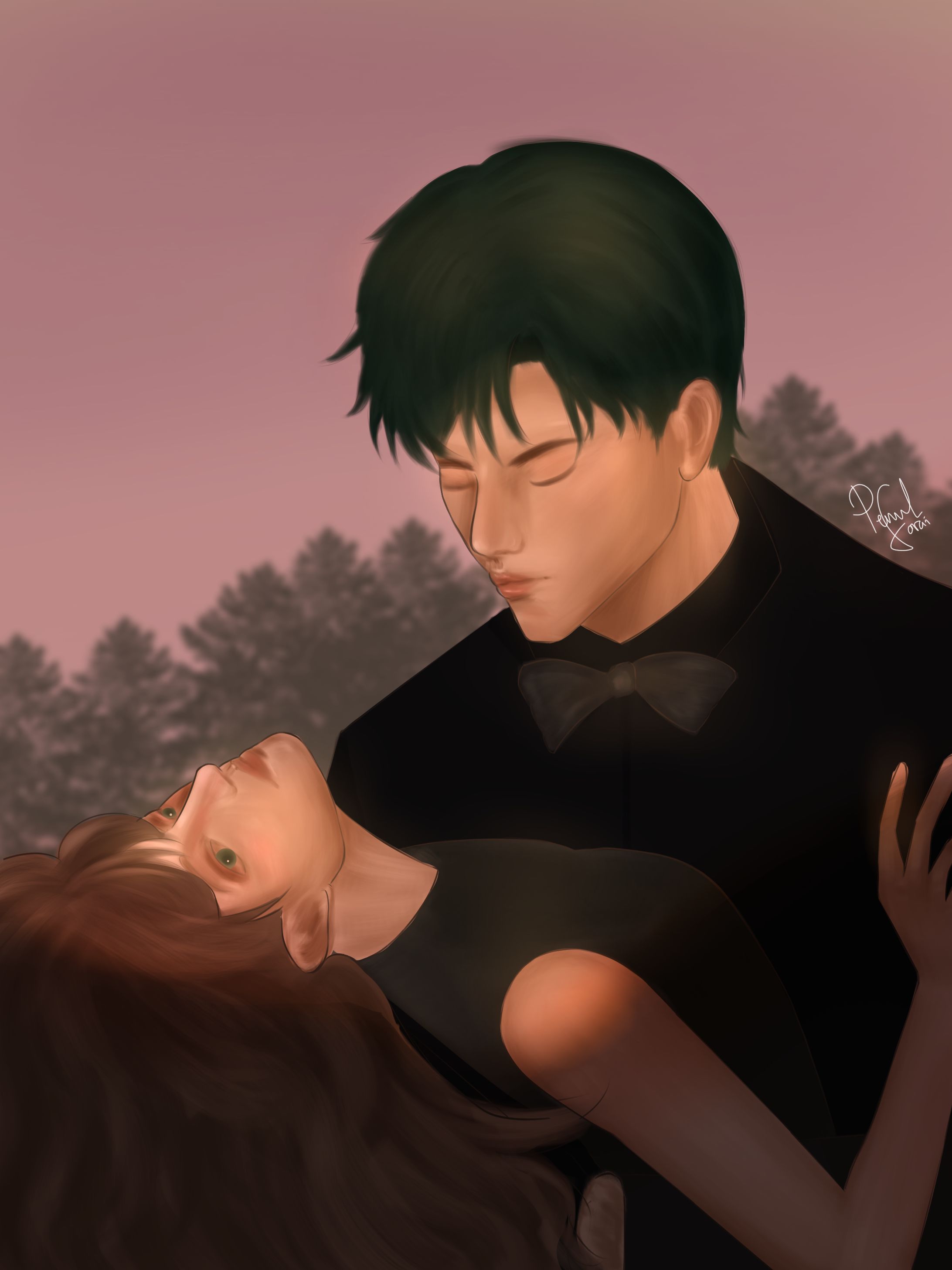 OC x Ushijima Wakatoshi (Yume)-1