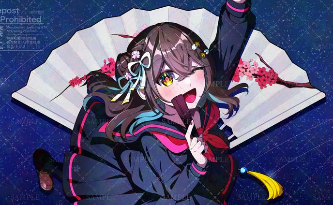 【work】「光線歌/Guiano様」みにゅーま 様 動画内イラスト