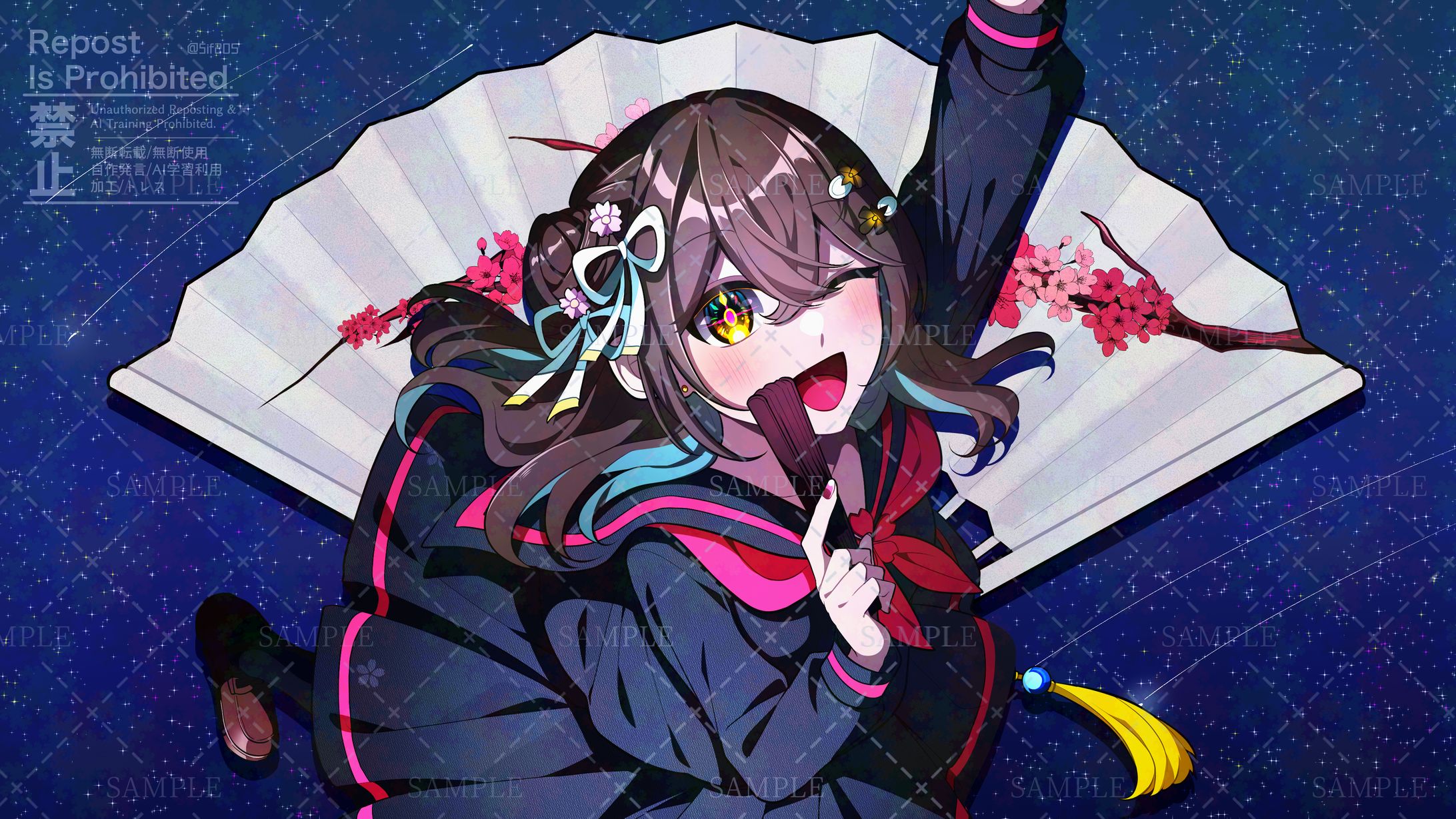 【work】「光線歌/Guiano様」みにゅーま 様 動画内イラスト-1