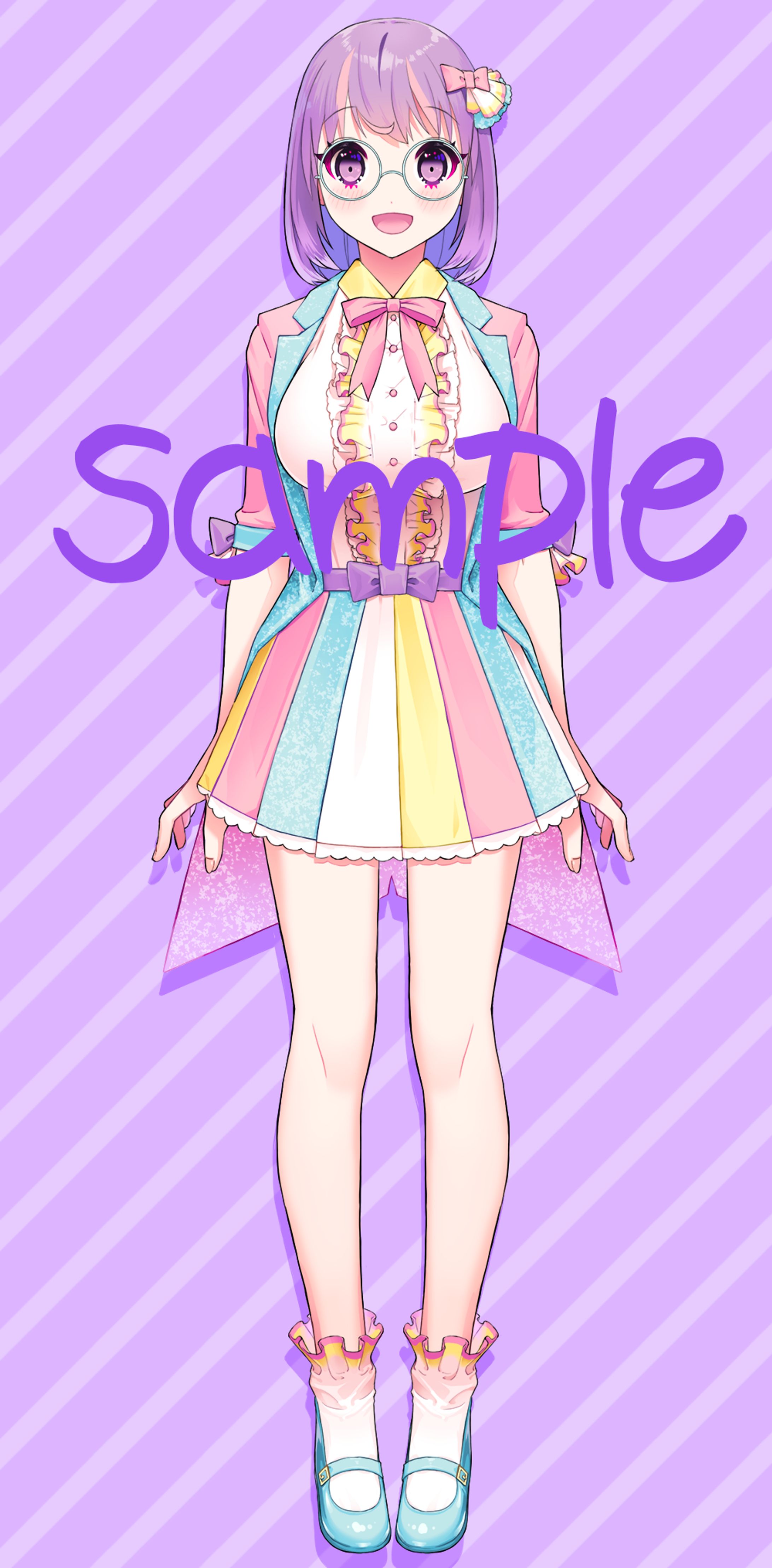 Vtuberさんキャラクターデザイン、アイコン-1