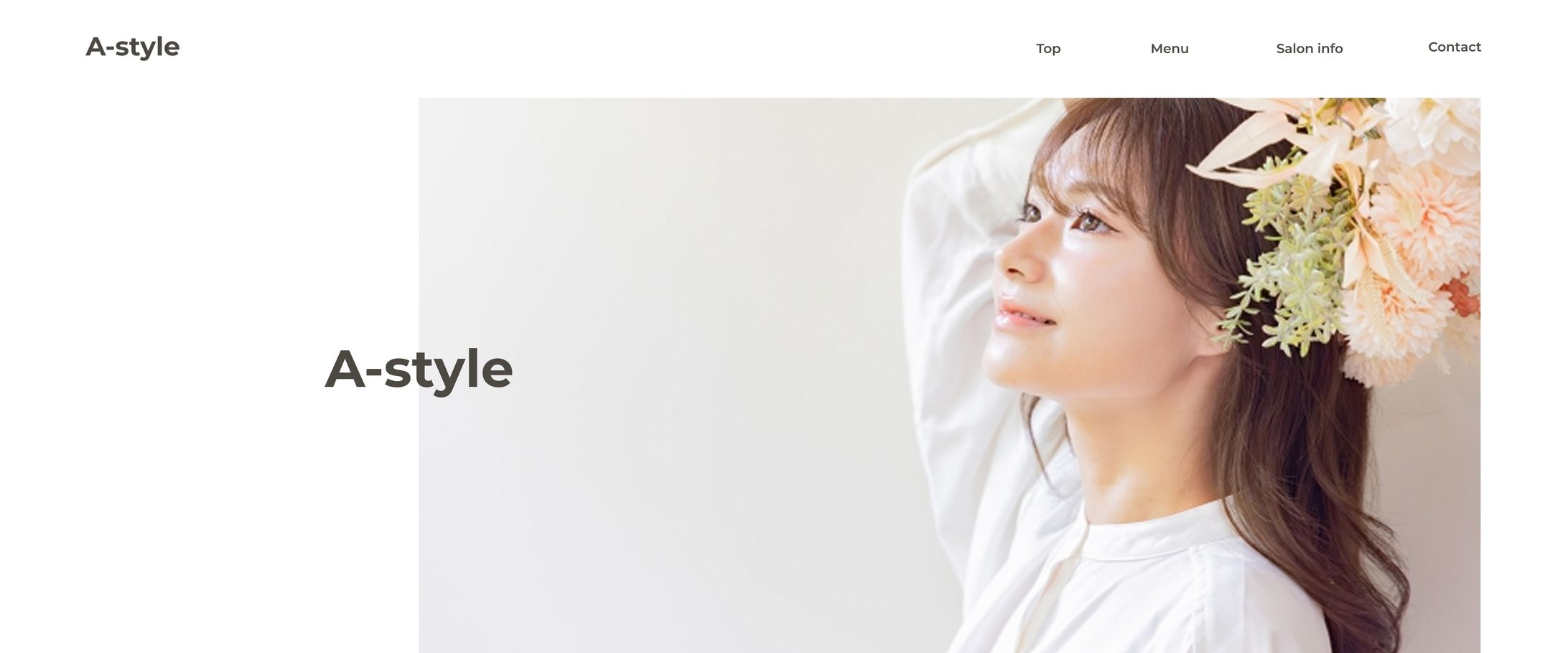 【架空案件】美容室Webサイトデザイン-1