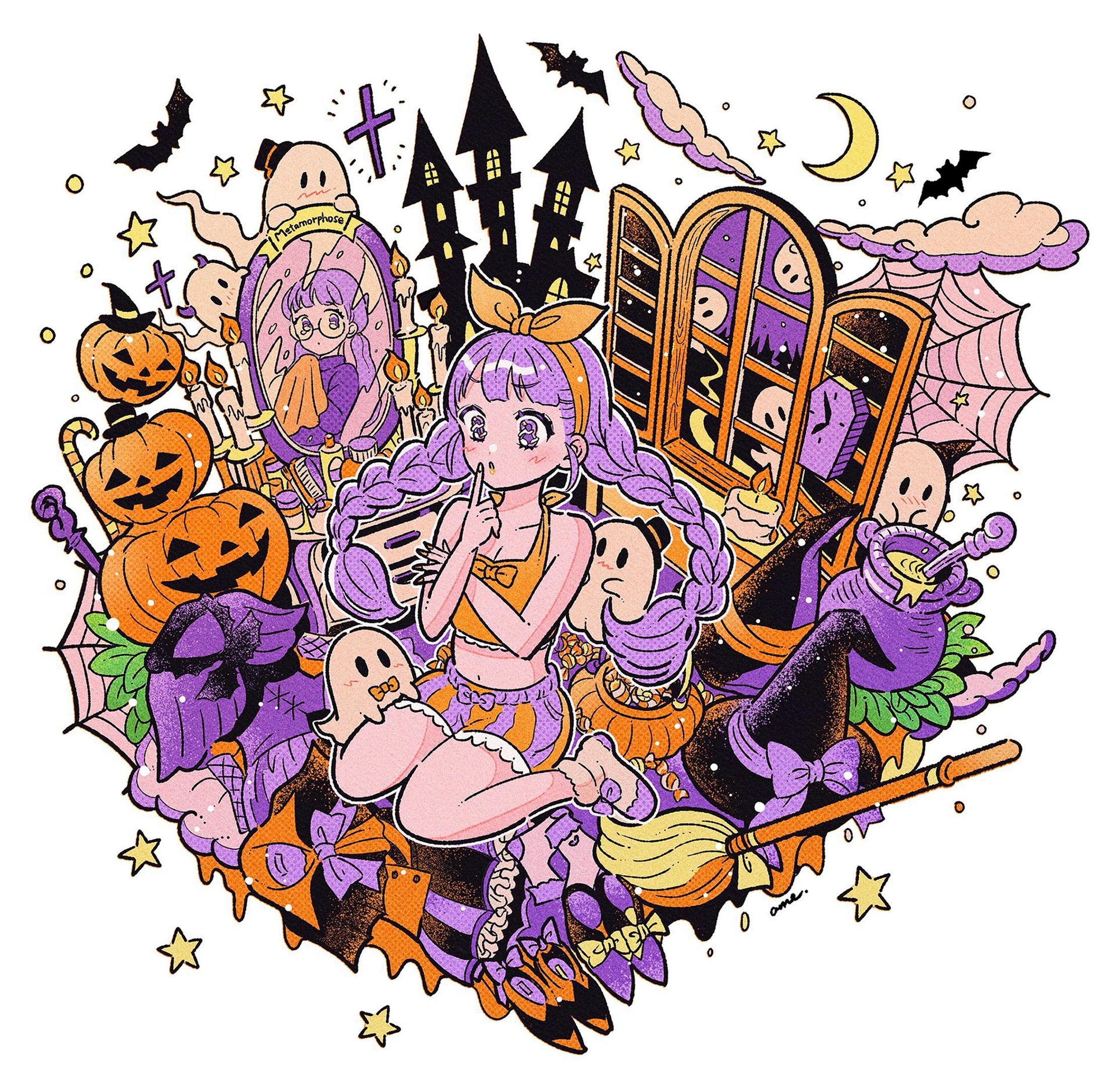 ハロウィン魔女っ子/オリジナル-1